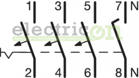 Intrerupator MCB C63A Hager - MCN663 [1]