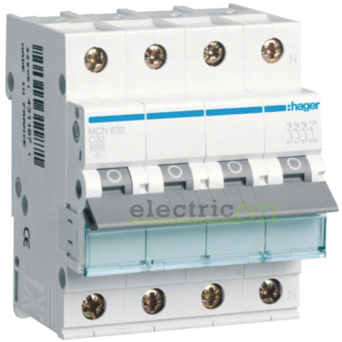 Sigurante automate - Intrerupator MCB CN/AA Hager - MCN632