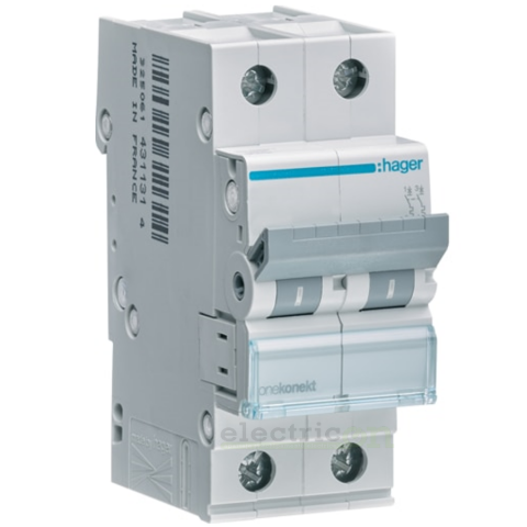 Sigurante automate/electrice - Intrerupator MCB CN/AA Hager - MCN225