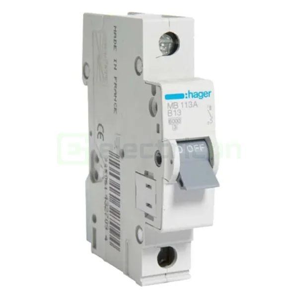 Siguranta MCB B13A Hager - MB113A