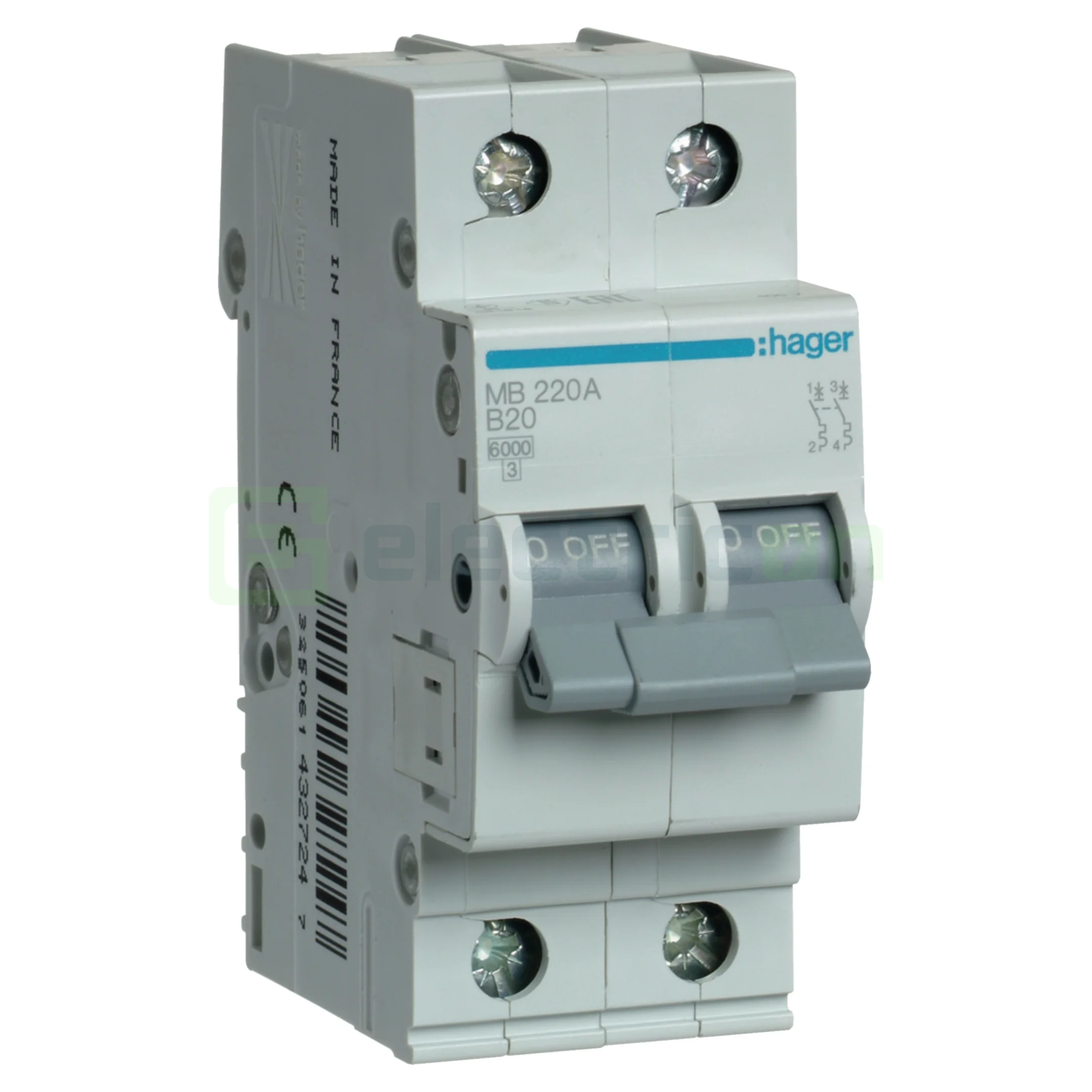 Sigurante automate - Siguranta MCB B20A Hager - MB220A