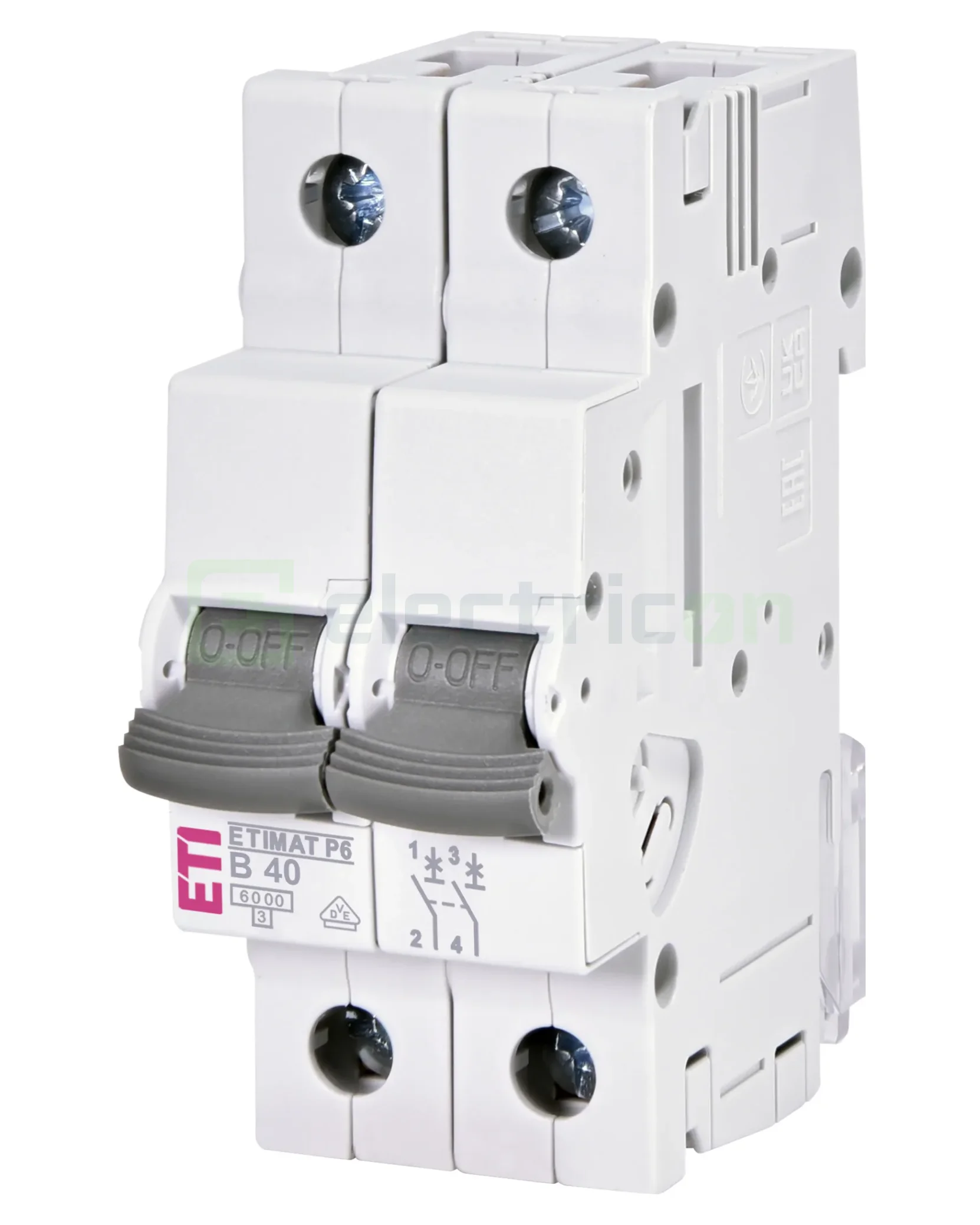 Sigurante automate - Disjunctor MCB curba B 40A 2P ETI 001900214