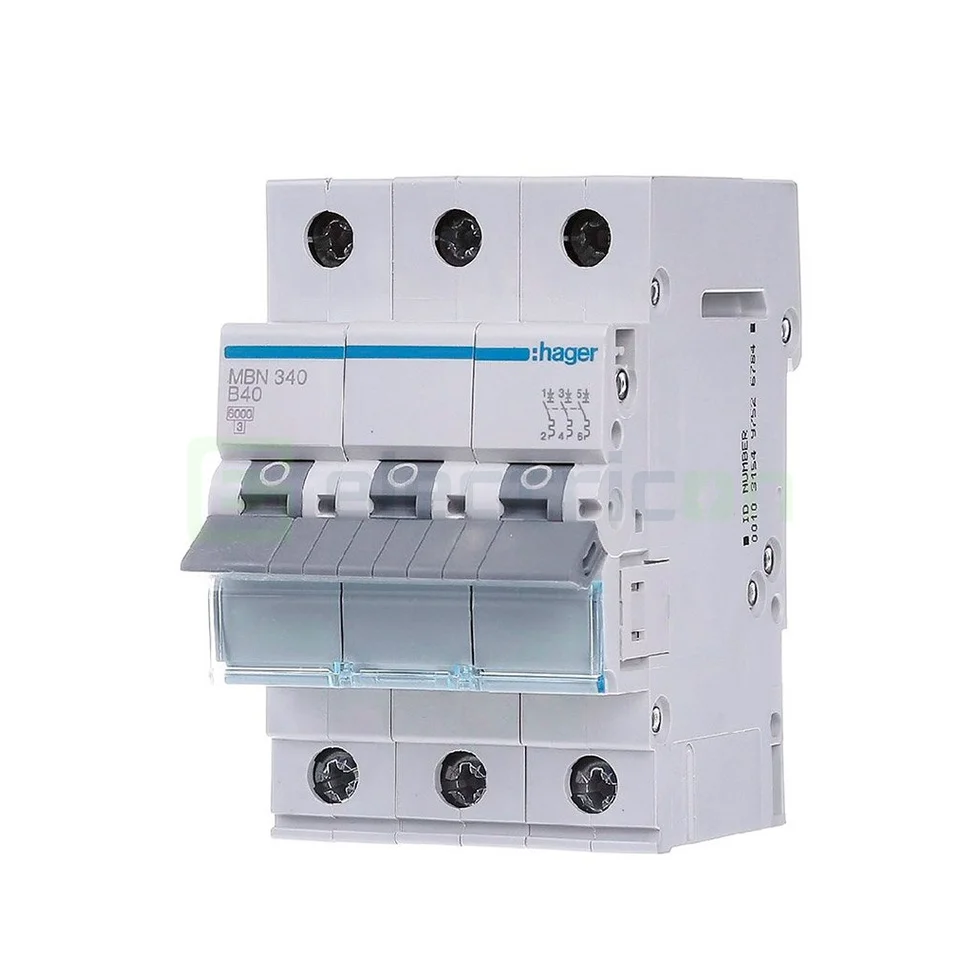Disjunctor MCB Hager MBN350 3P curba B 50A