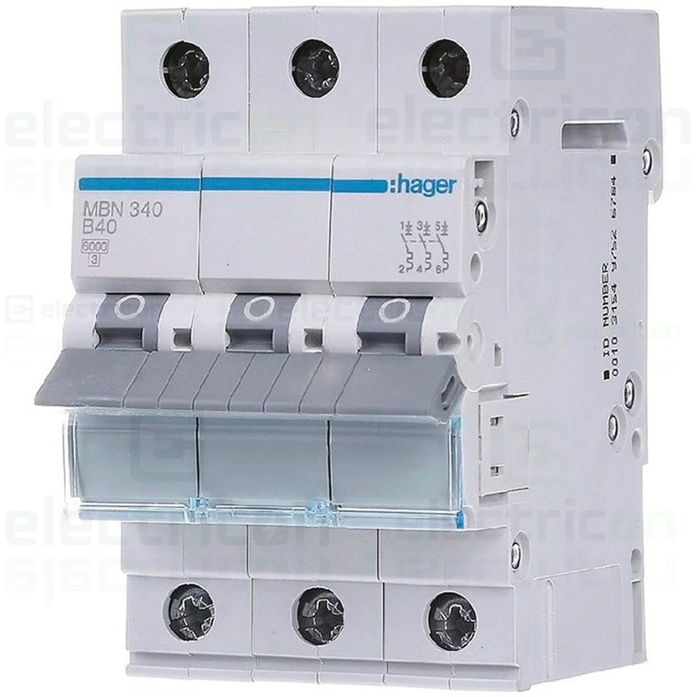 Sigurante automate - Disjunctor MCB Hager MBN350 3P curba B 50A