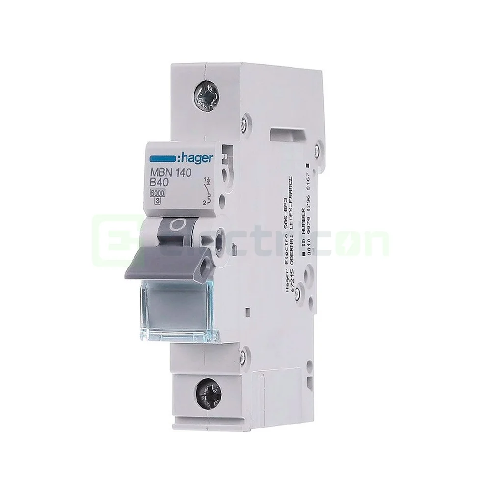 Sigurante automate - Disjunctor MCB Hager MBN140 1P curba B 40A