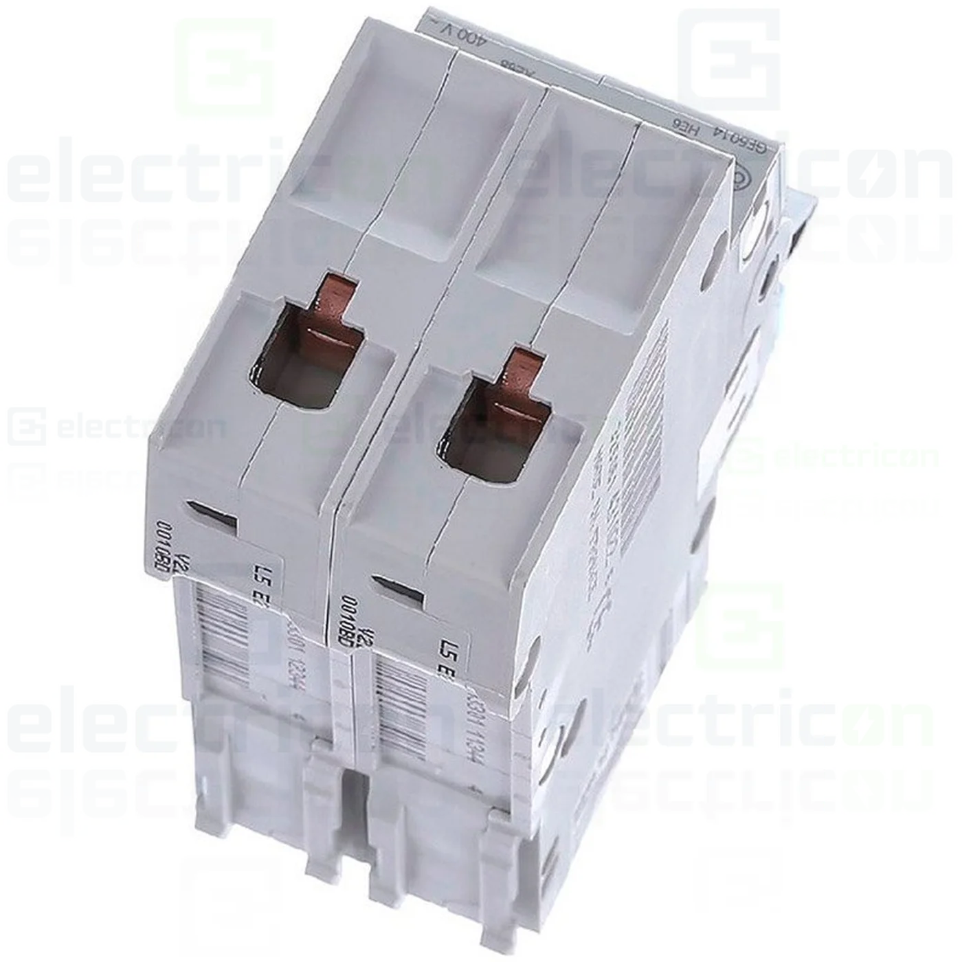 Disjunctor MCB Hager MBN250, 2P, curba B, 50A, 6kA [6]