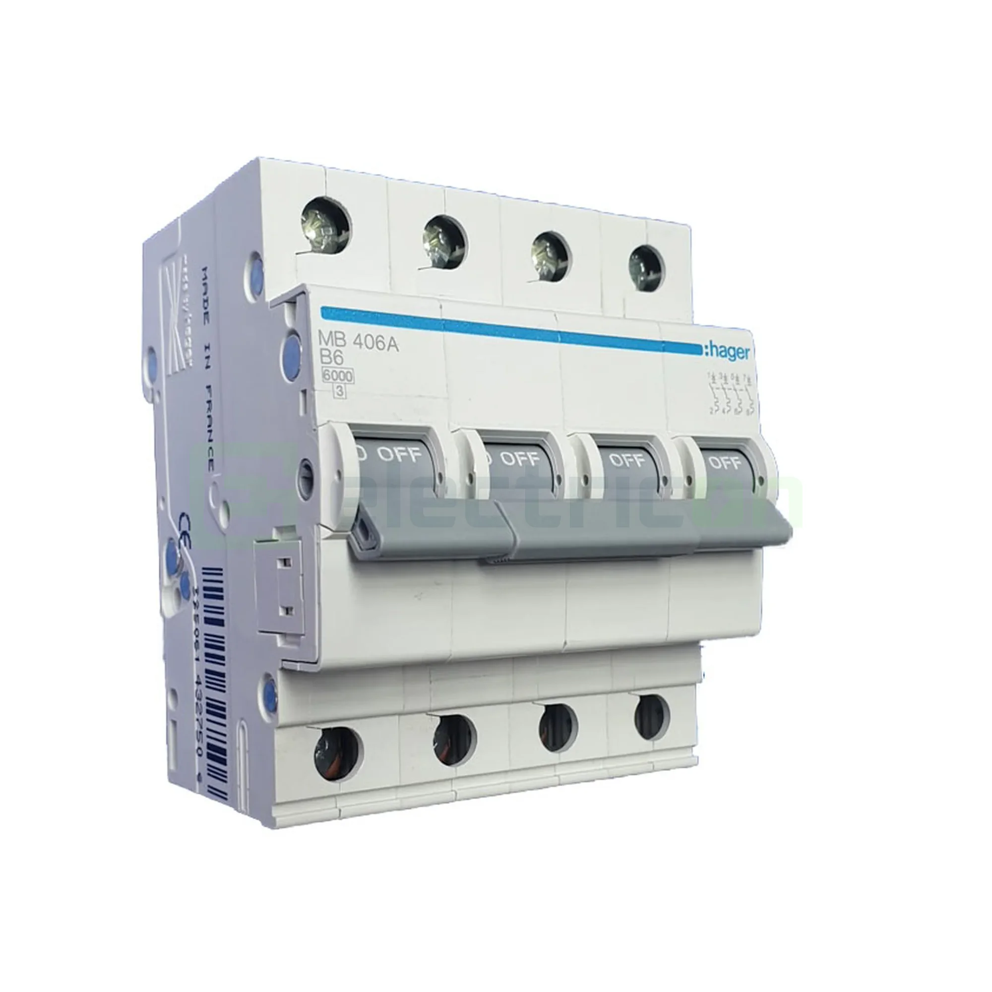 Sigurante automate - Intrerupator MCB B6A Hager - MB406A