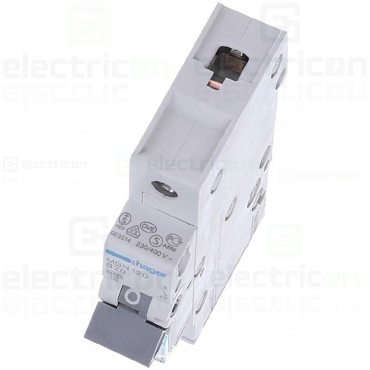 Disjunctor MCB curba C 20A 1P Hager MCN120 [2]