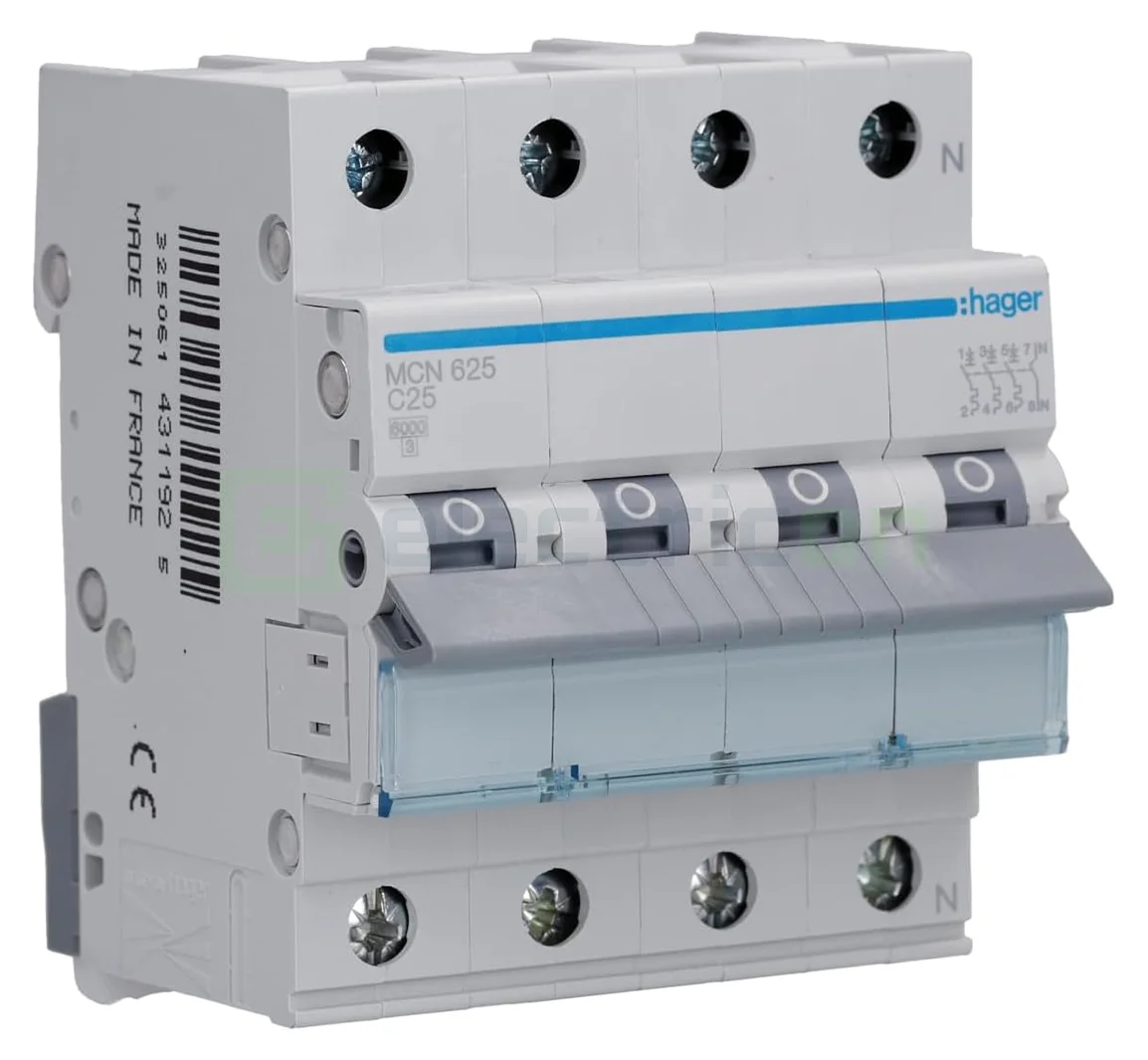 Sigurante automate/electrice - Siguranta MCB CN/AA Hager - MCN625