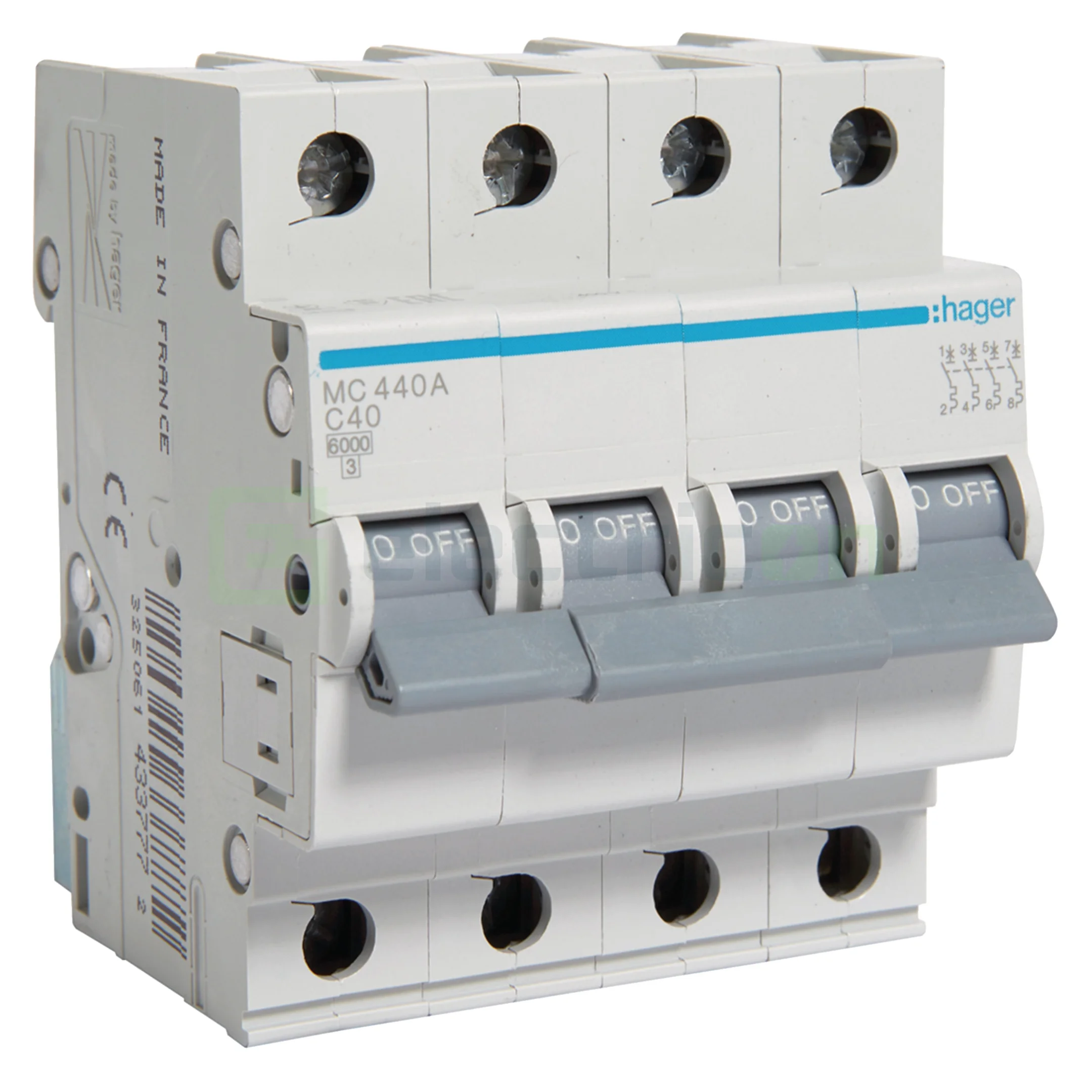 Sigurante automate - Disjunctor MCB C440A Hager - MC440A