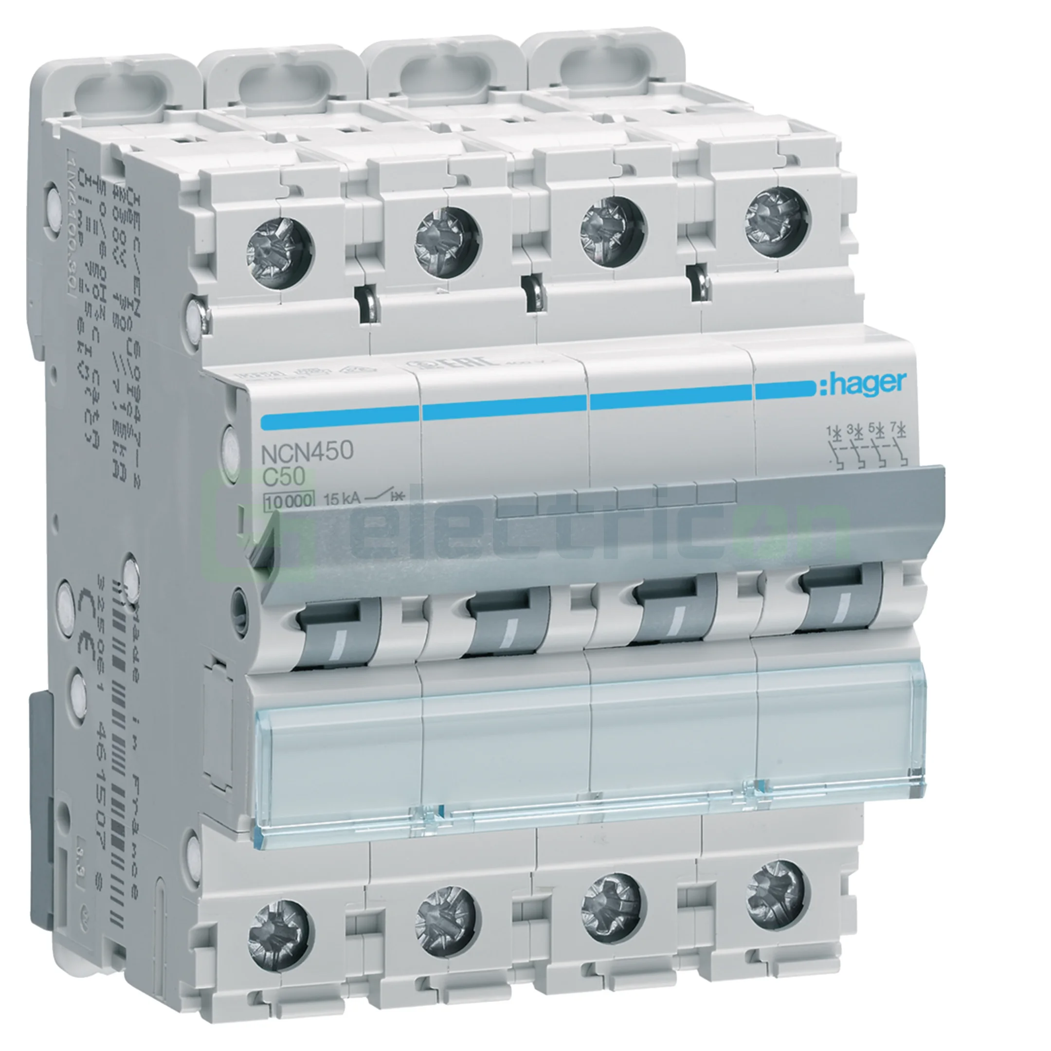 Sigurante automate - Disjunctor MCB C50A Hager - NCN450