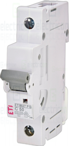 Siguranțe, Diferentiale, Separatori & Busbar - Intrerupator MCB C50A ETI - 275001104