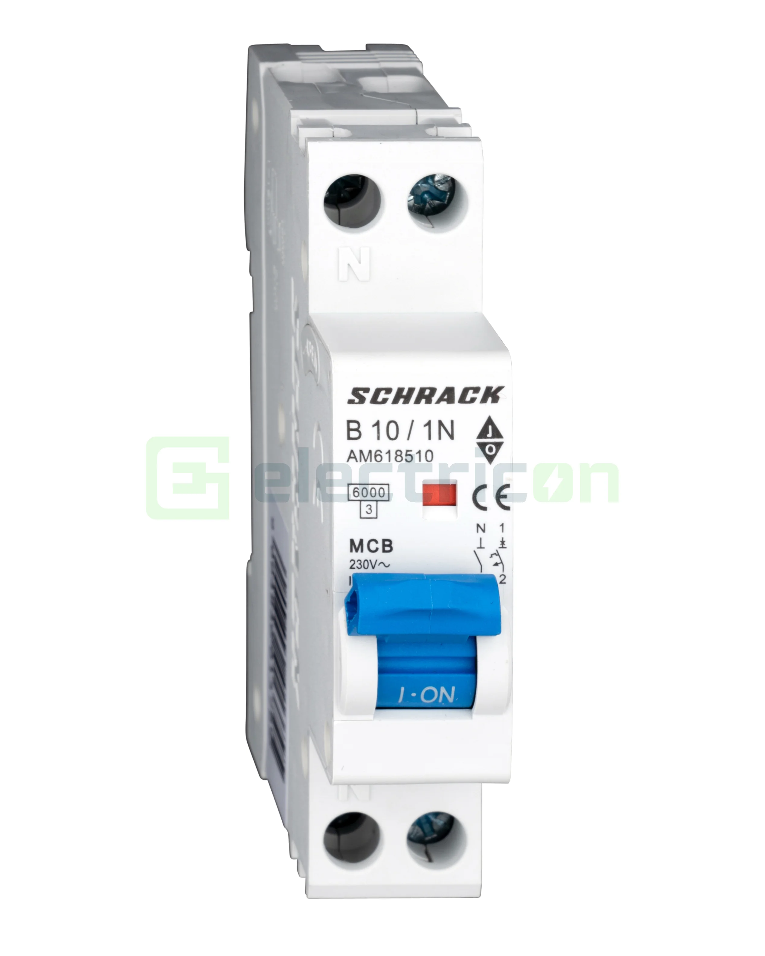Sigurante automate - Siguranta Automata MCB Schrack Curba B 10 A 1P+N Cod AM618510