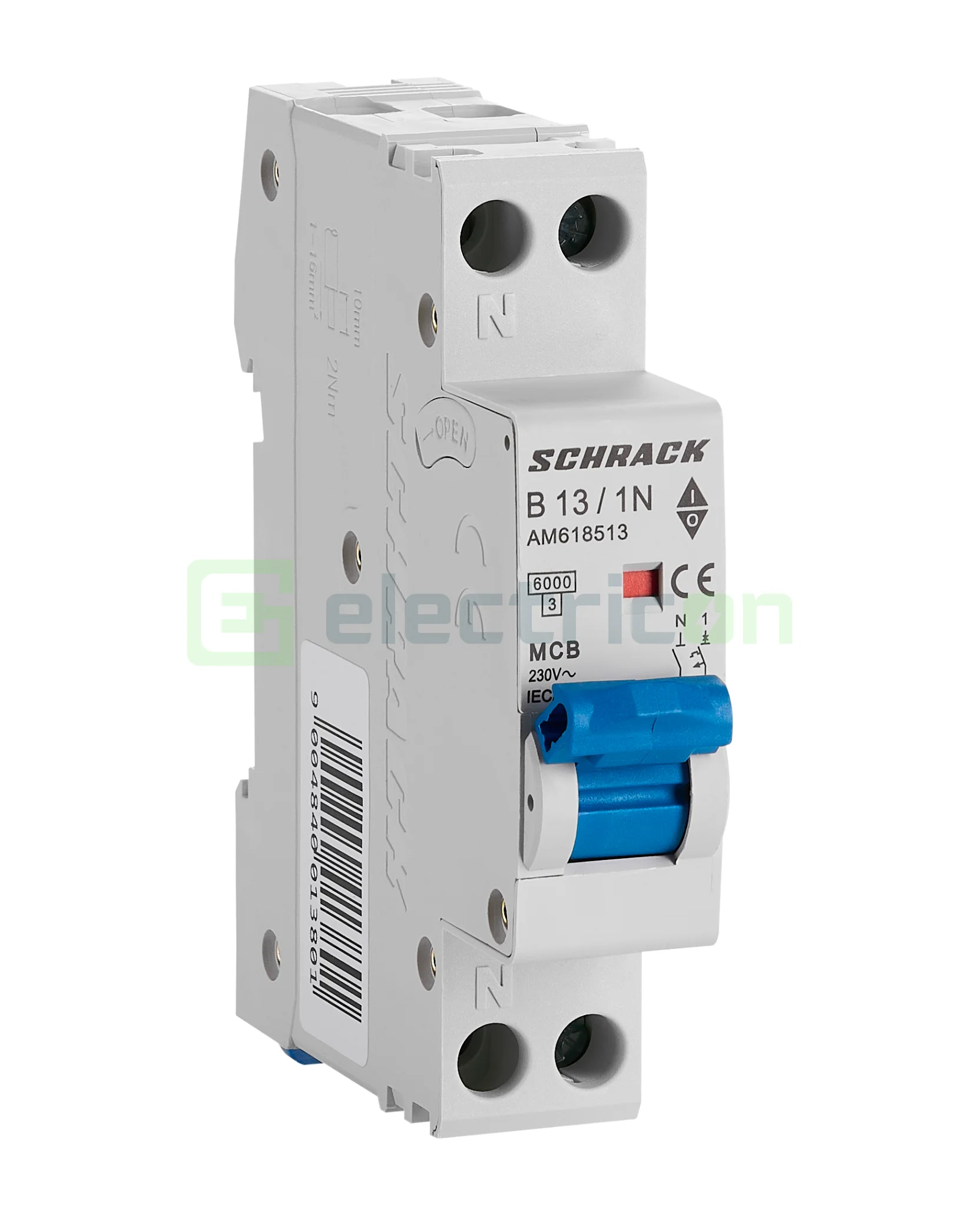 Sigurante automate - Siguranta Automata MCB Schrack Curba B 13 A 1P+N Cod AM618513
