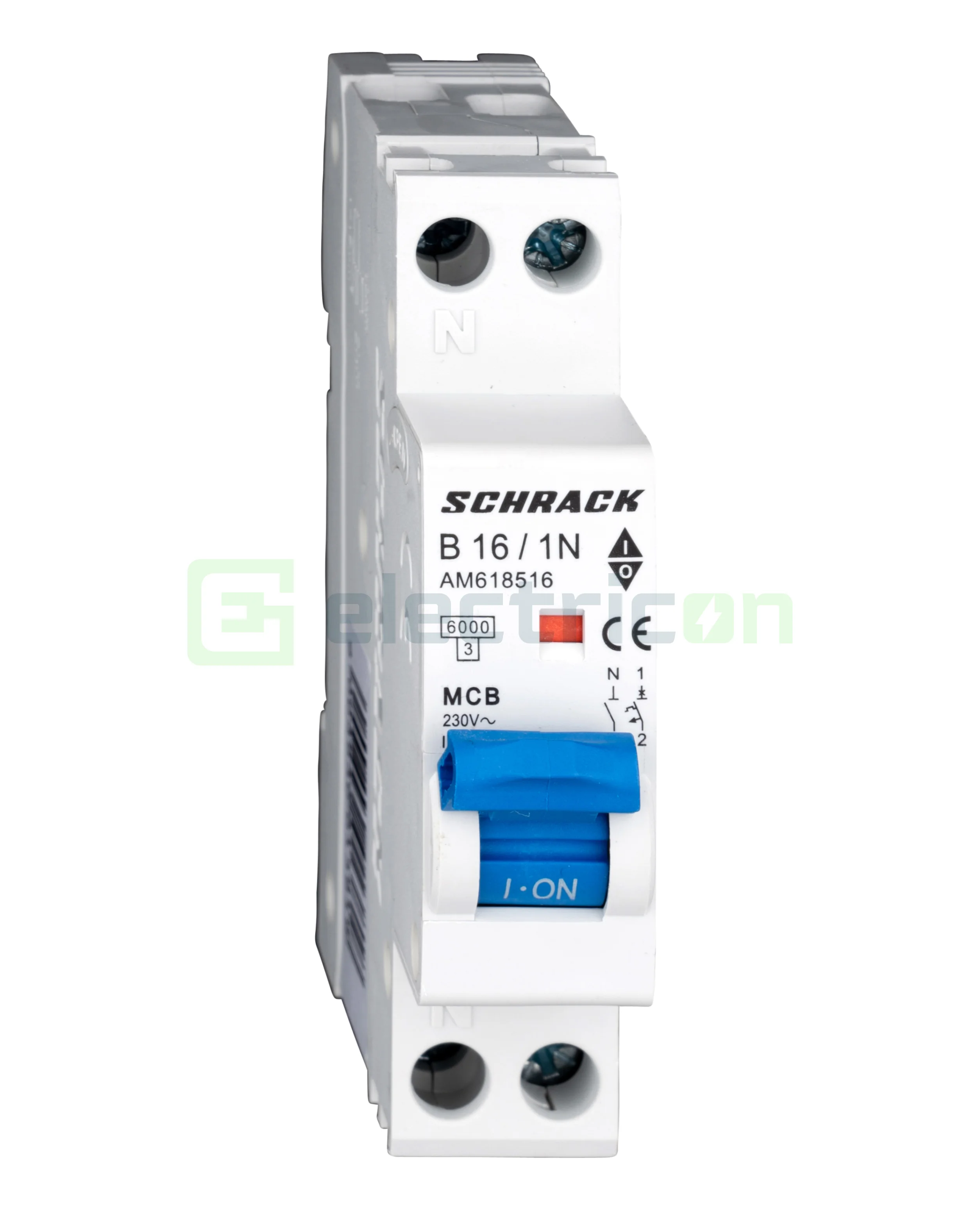 Sigurante automate - Siguranta Automata MCB Schrack Curba B 16 A 1P+N Cod AM618516