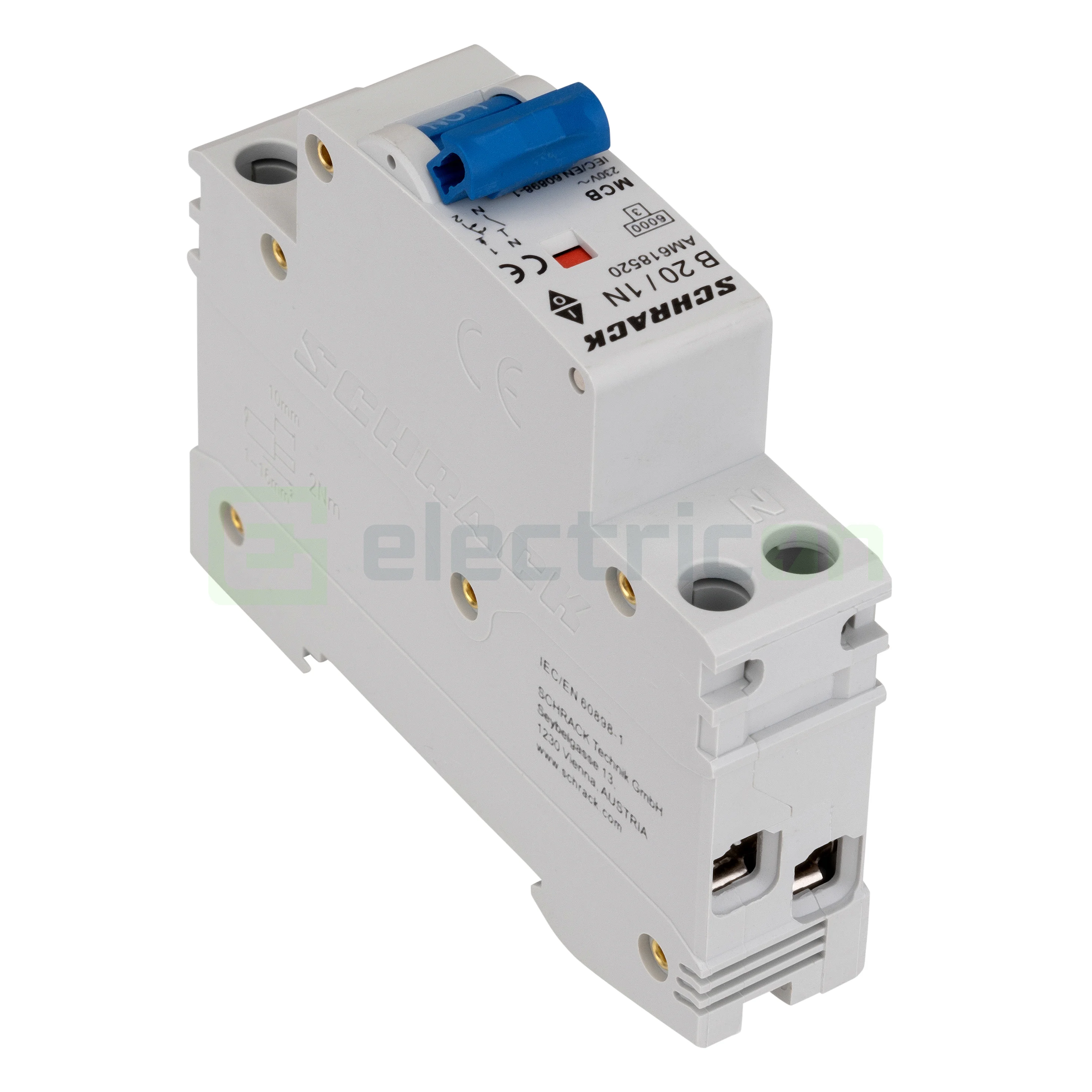 Siguranta Automata MCB Schrack Curba B 20 A 1P+N Cod AM618520 [6]