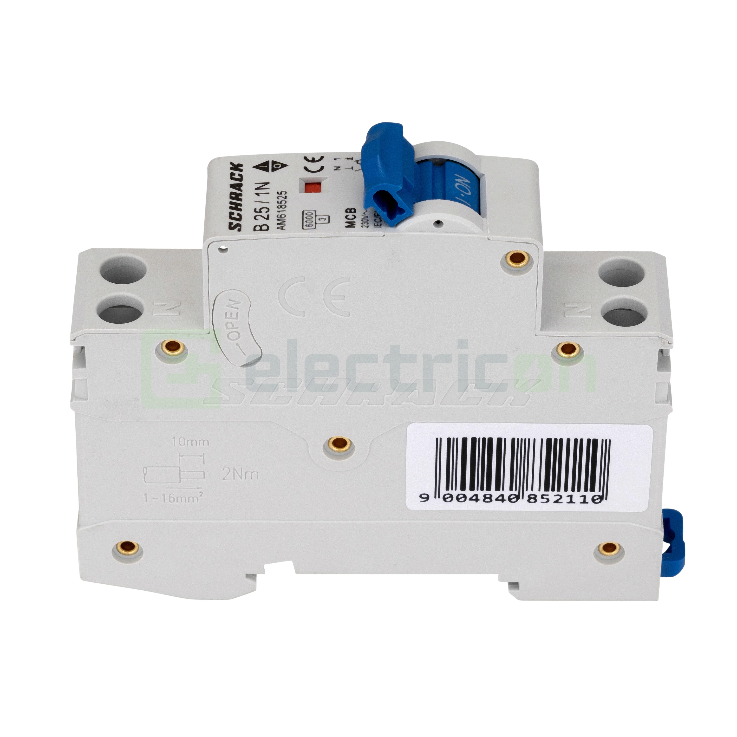 Siguranta Automata MCB Schrack Curba B 25 A 1P+N Cod AM618525 [3]