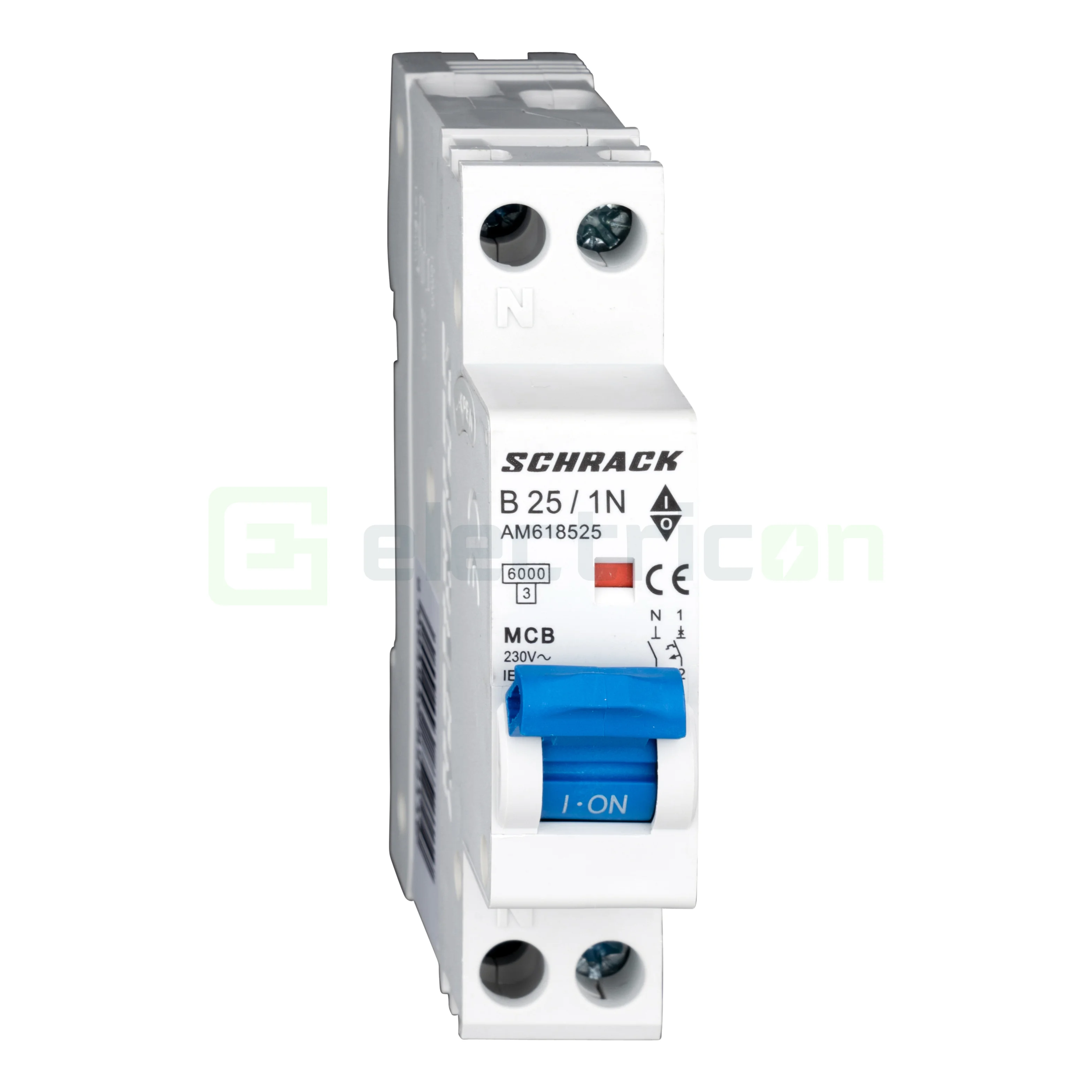 Sigurante automate - Siguranta Automata MCB Schrack Curba B 25 A 1P+N Cod AM618525