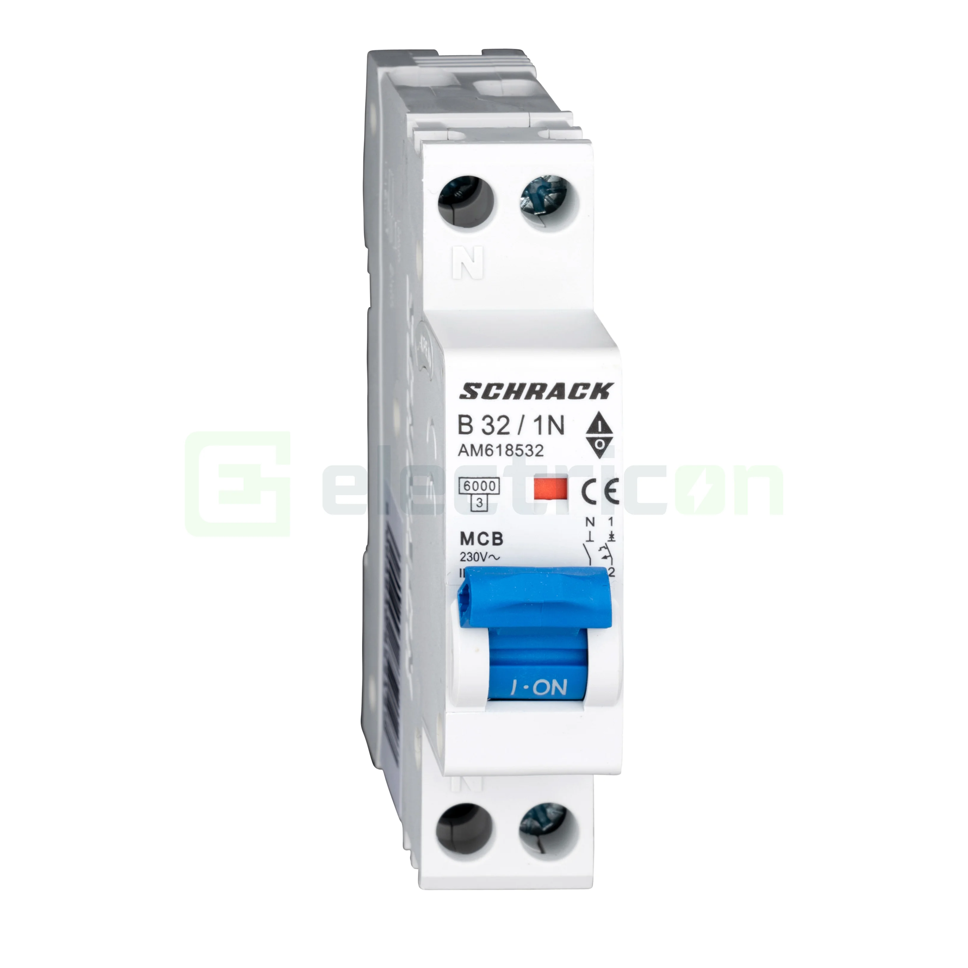 Sigurante automate - Siguranta Automata MCB Schrack Curba B 32 A 1P+N Cod AM618532