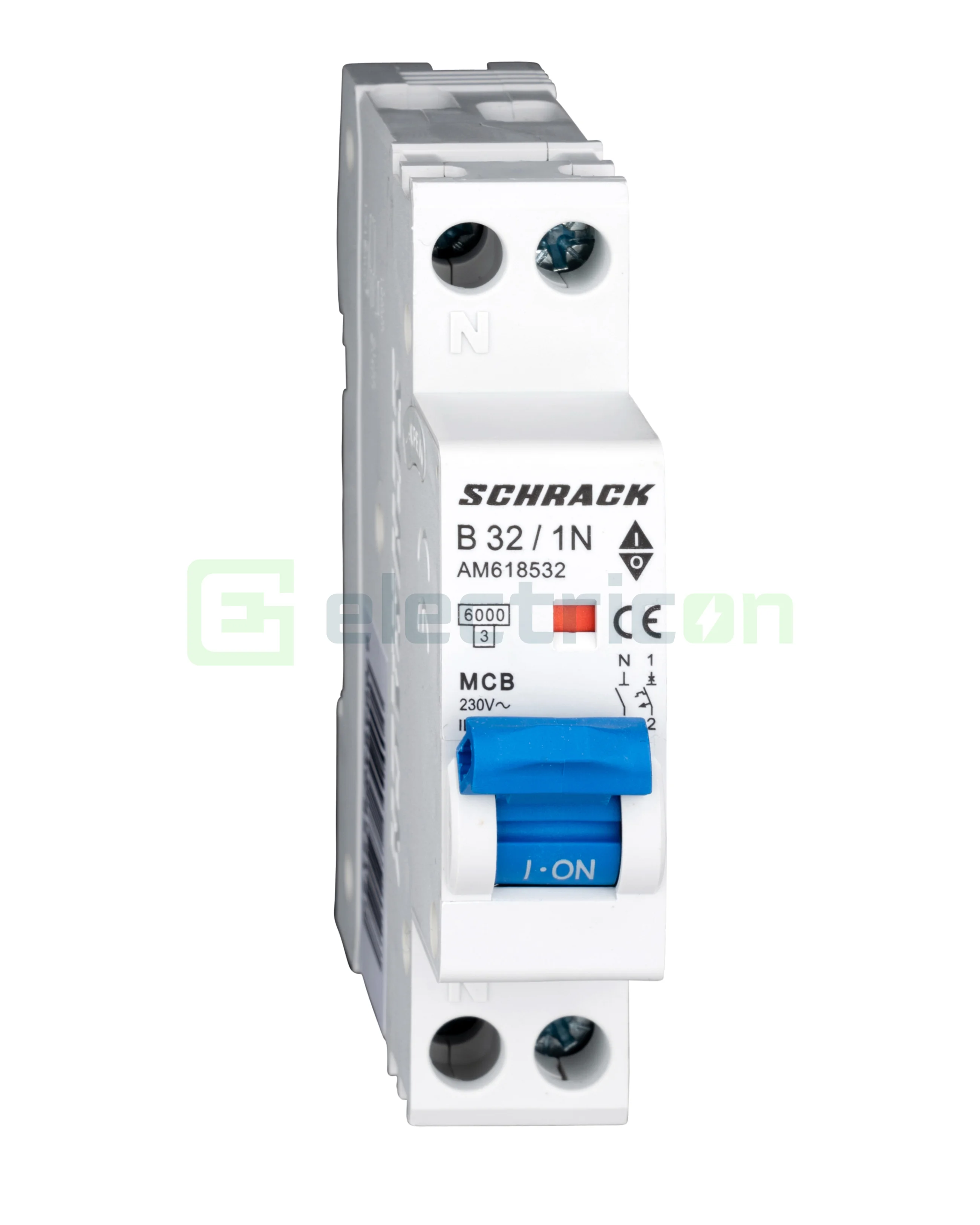 Sigurante automate - Siguranta Automata MCB Schrack Curba B 32 A 1P+N Cod AM618532