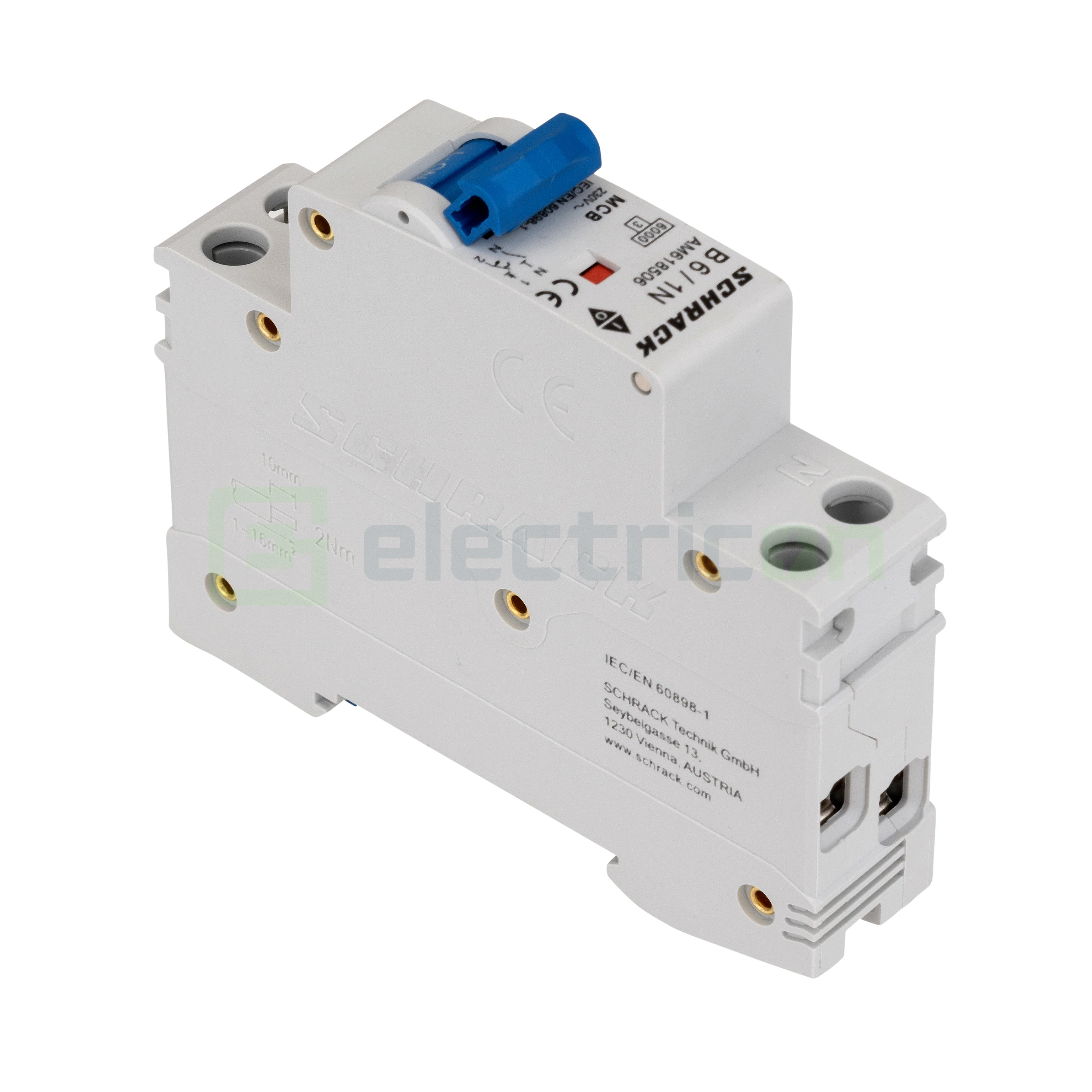 Siguranta Automata MCB Schrack Curba B 6 A 1P+N Cod AM618506 [4]