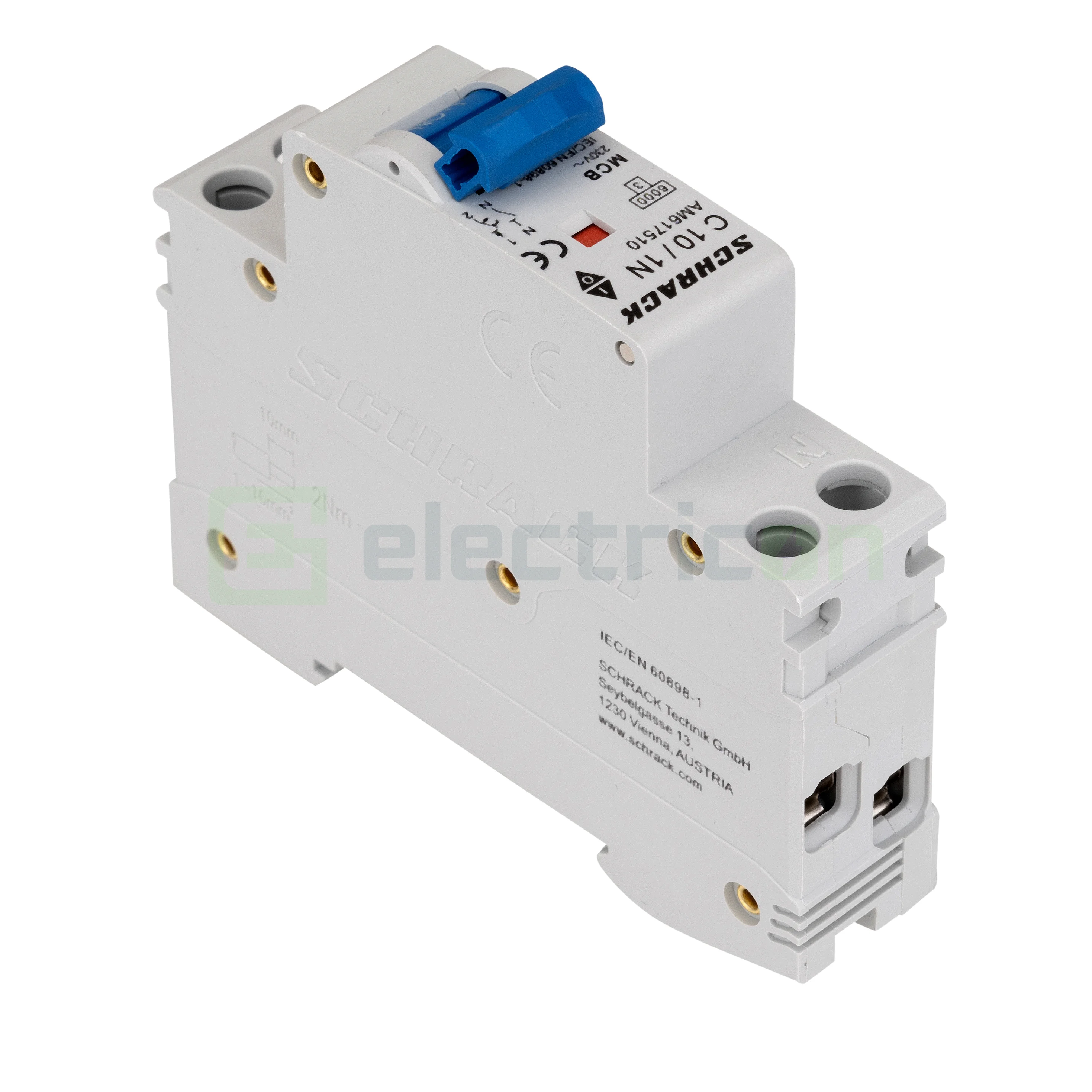 Siguranta Automata MCB Schrack Curba C 10 A 1P+N Cod AM617510 [6]