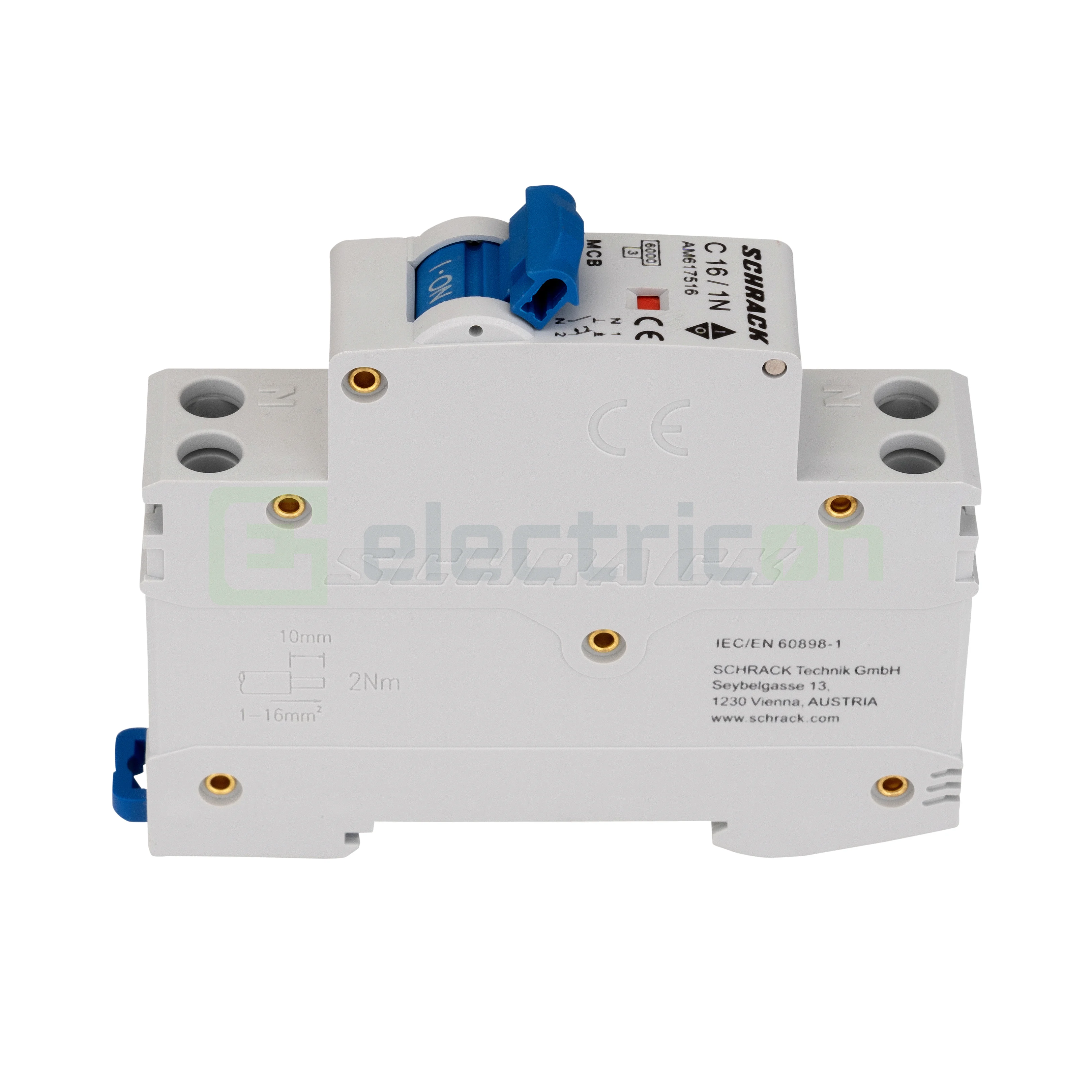 Siguranta Automata MCB Schrack Curba C 16 A 1P+N Cod AM617516 [6]