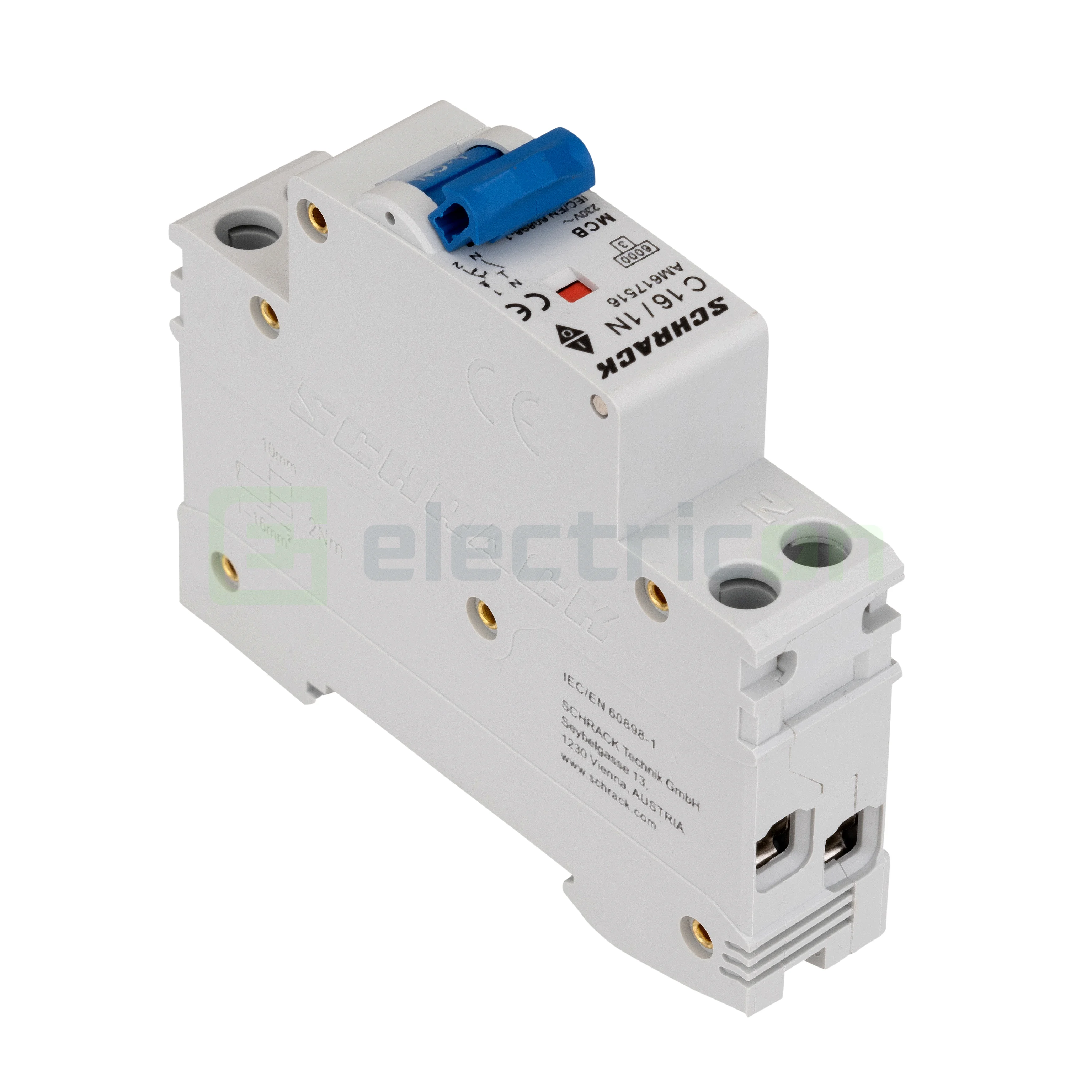 Siguranta Automata MCB Schrack Curba C 16 A 1P+N Cod AM617516 [5]