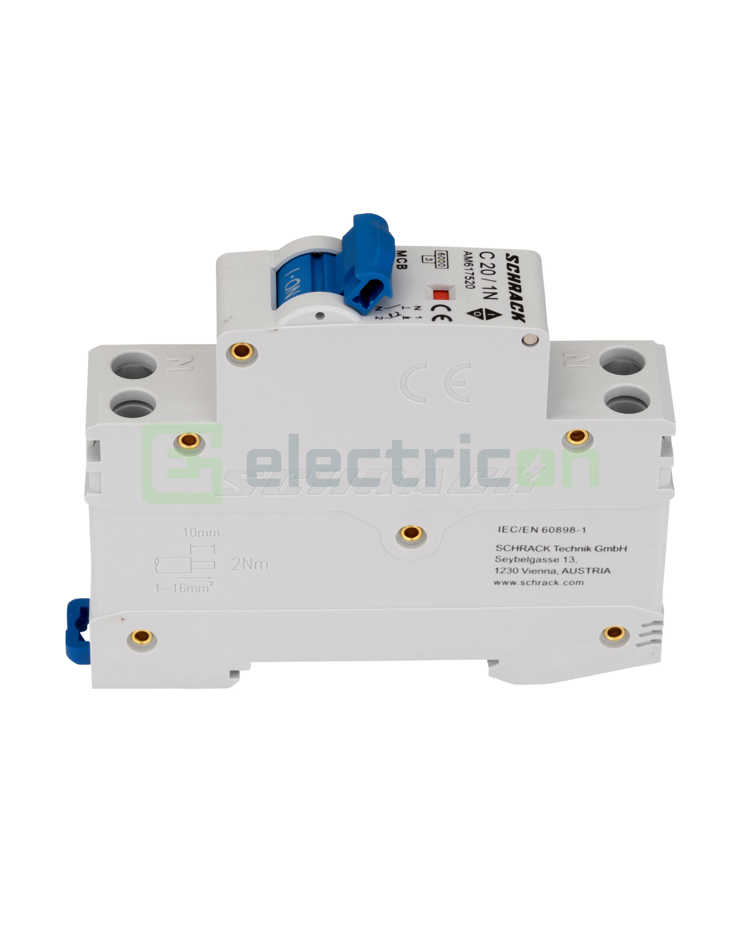 Siguranta Automata MCB Schrack Curba C 20 A 1P+N Cod AM617520 [6]