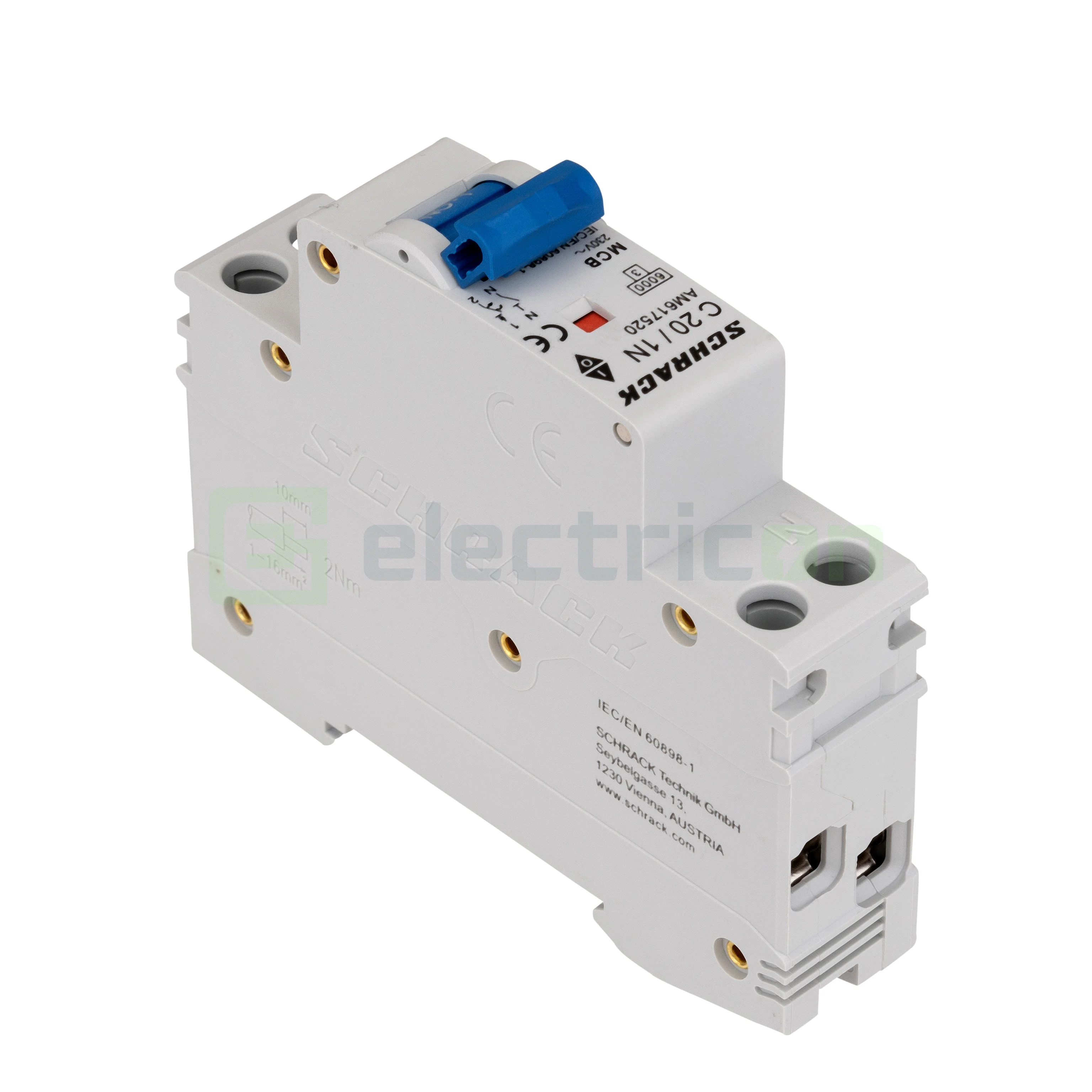 Siguranta Automata MCB Schrack Curba C 20 A 1P+N Cod AM617520 [5]