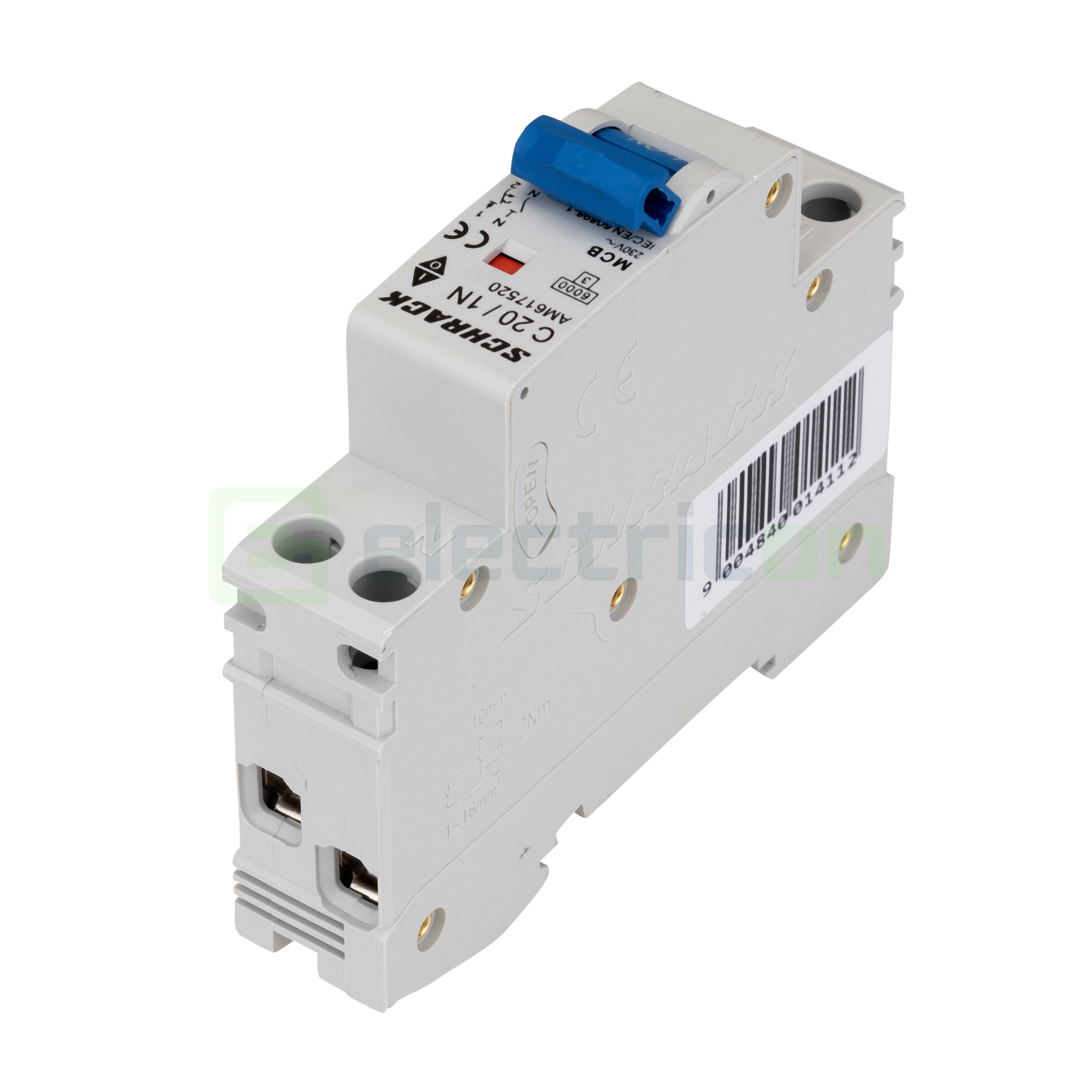 Siguranta Automata MCB Schrack Curba C 20 A 1P+N Cod AM617520 [4]