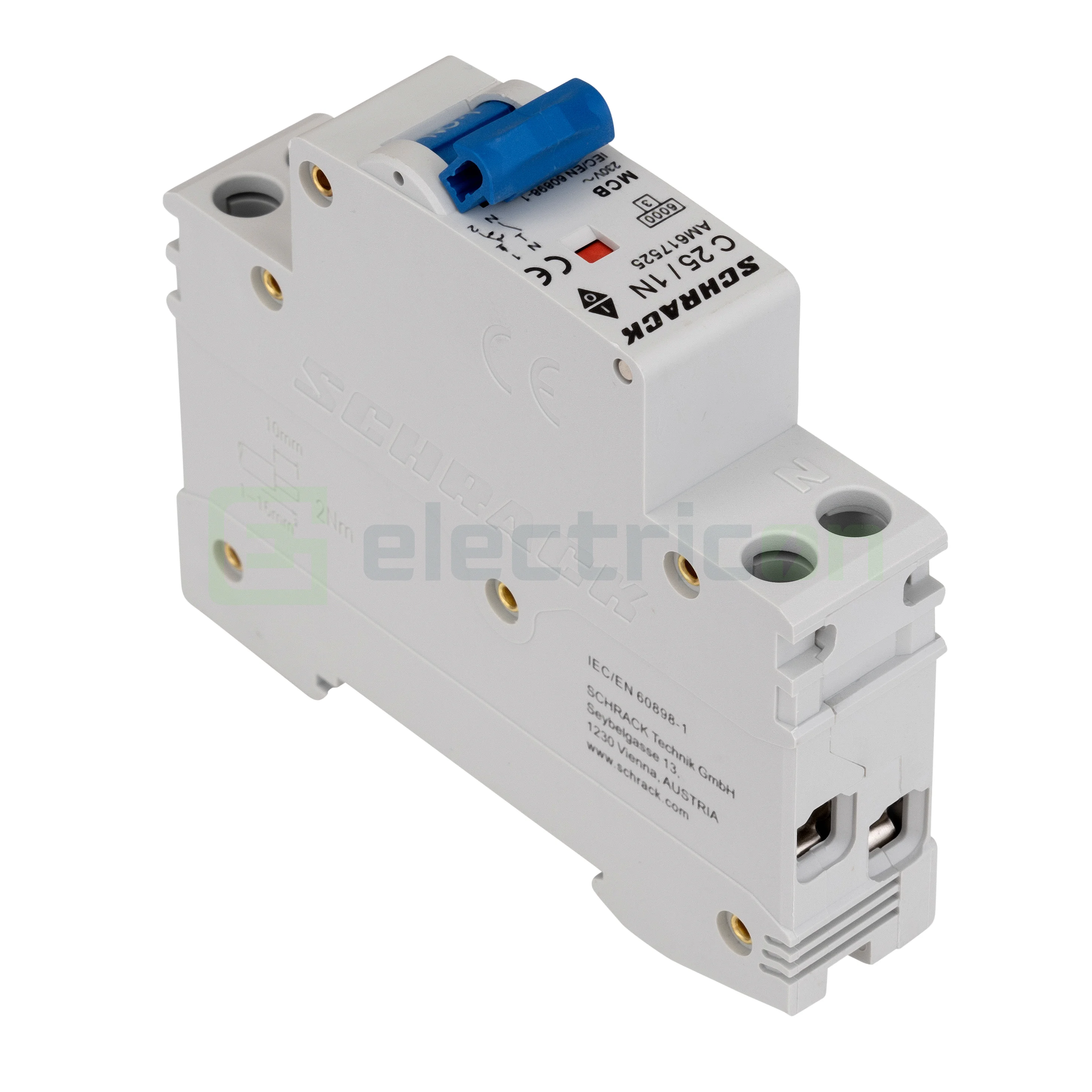 MCB C 25 A 1P+N Schrack AM617525 [6]