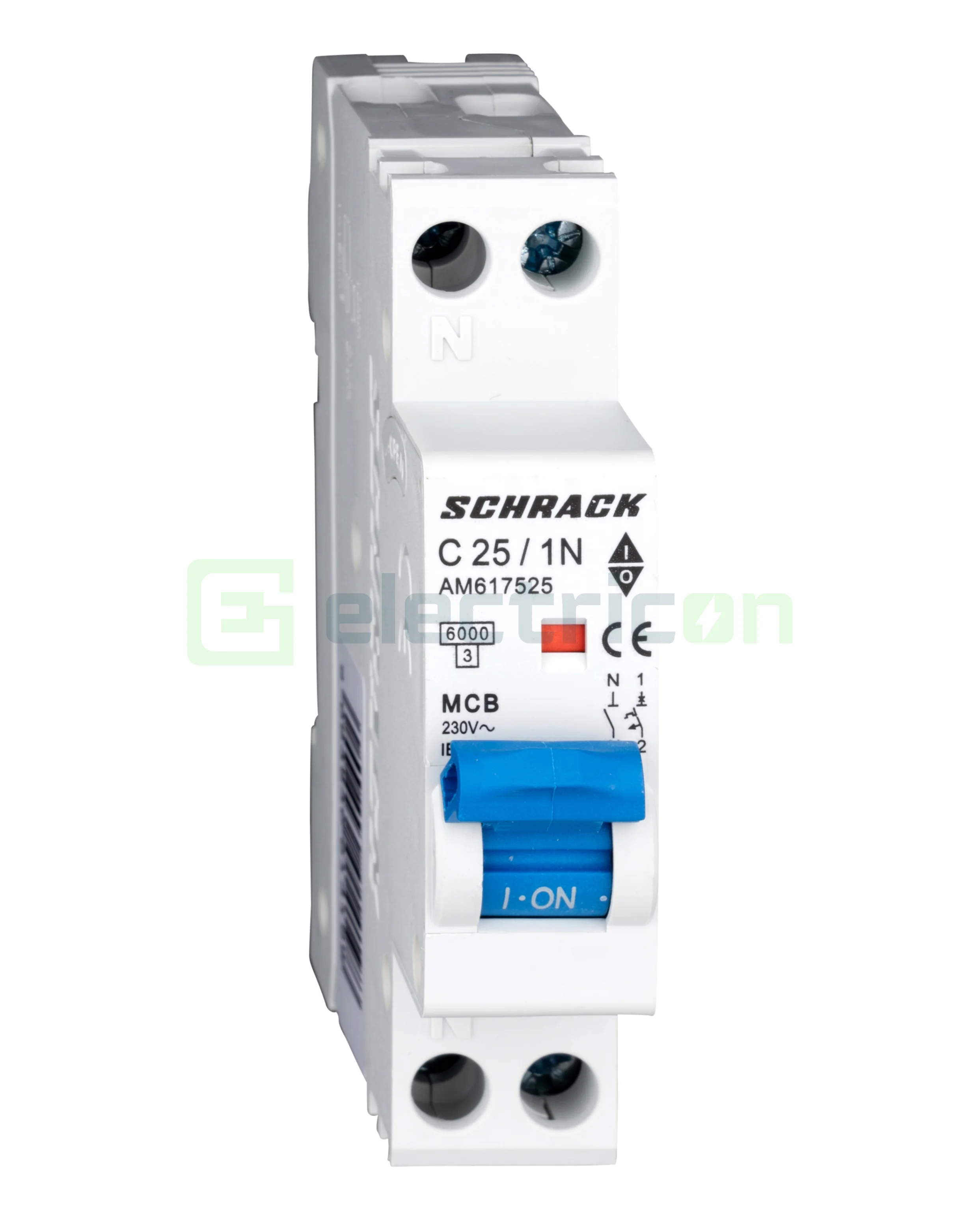 Sigurante automate - MCB C 25 A 1P+N Schrack AM617525