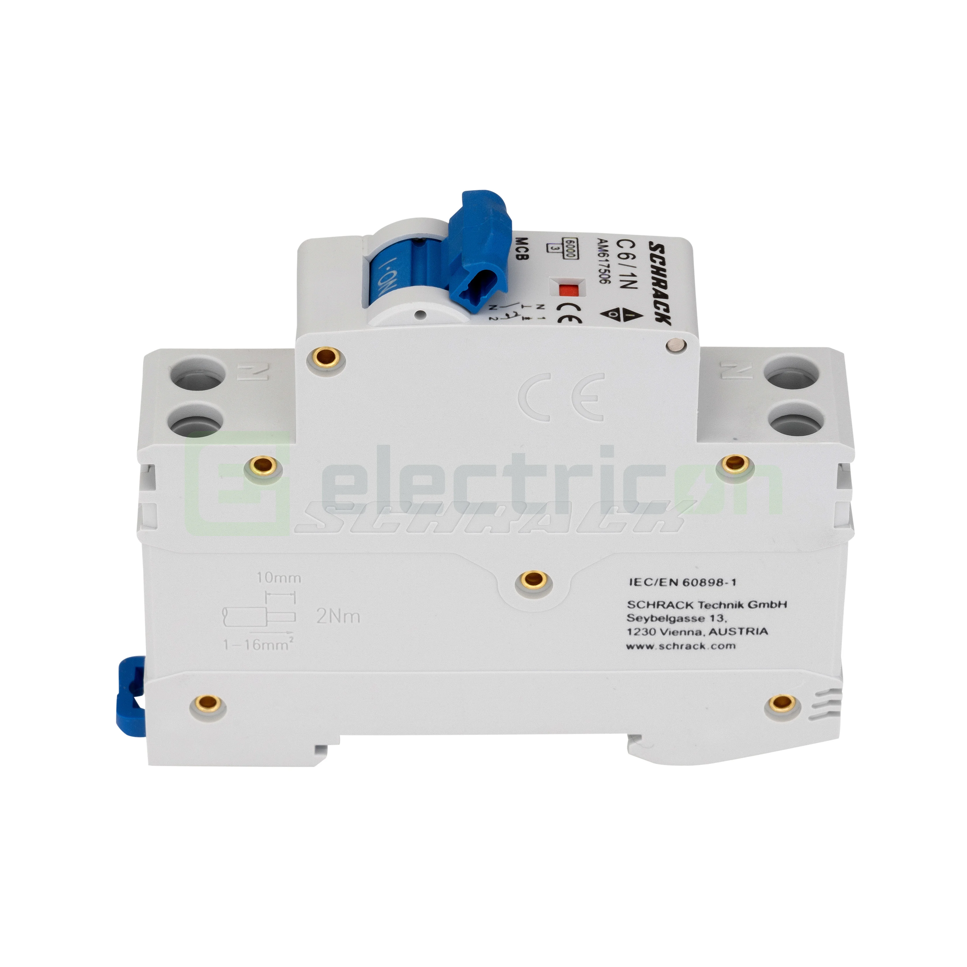 MCB C 6 A 1P+N Schrack AM617506 [7]