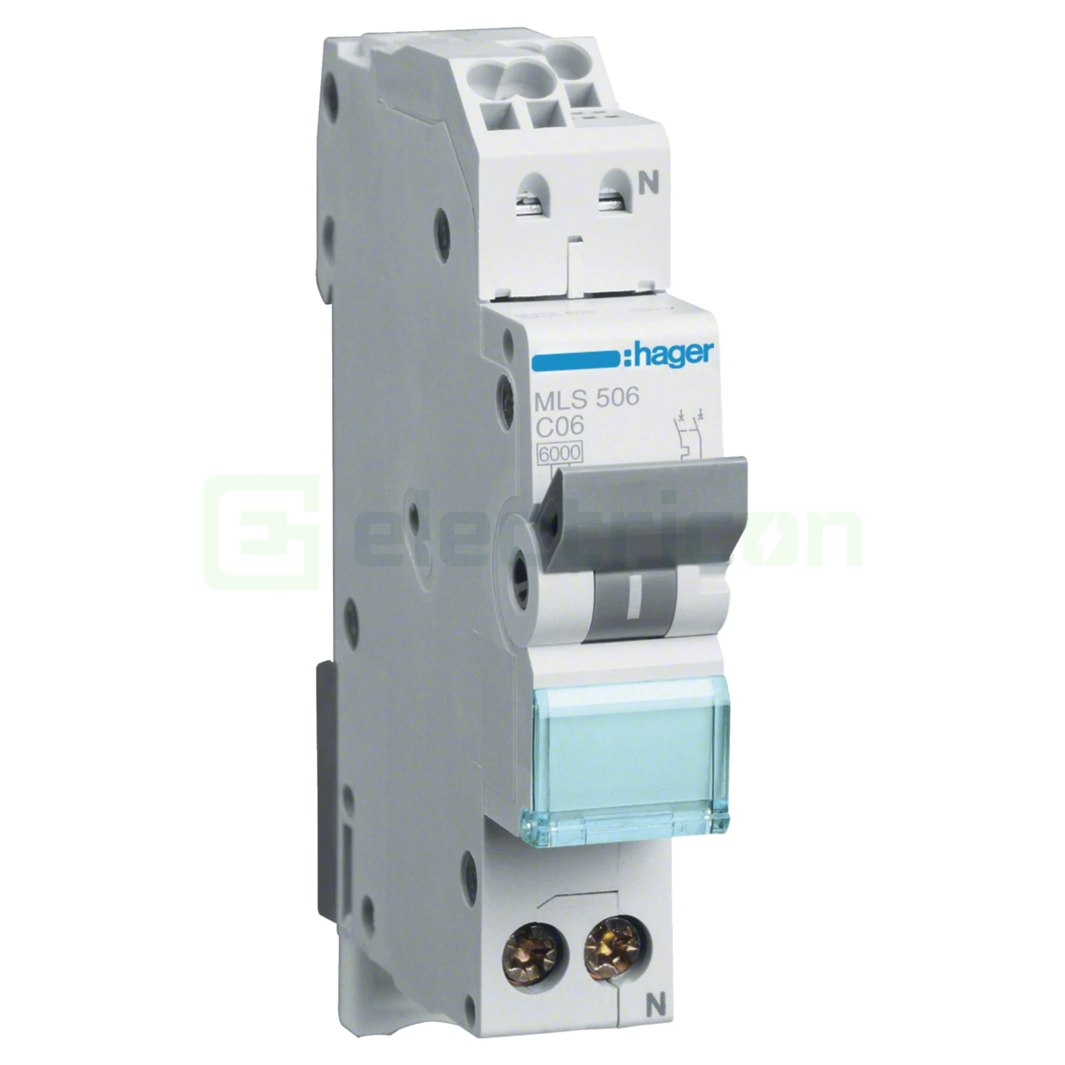 Sigurante automate - Siguranta Automata MCB C 6A 1P+N QuickConnect Hager MLS506