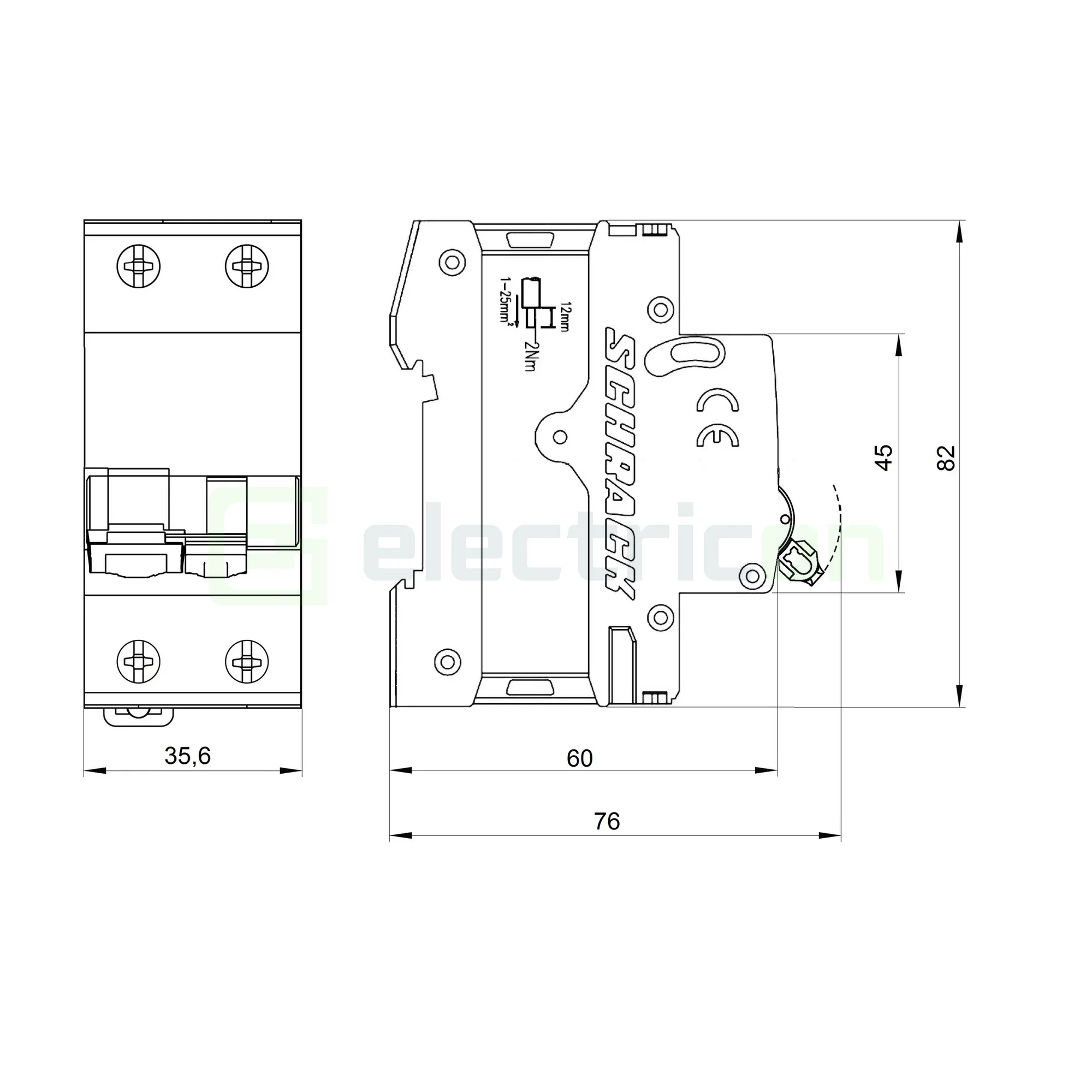 Siguranta RCBO 10A/30mA Schrack - AK618610 [9]