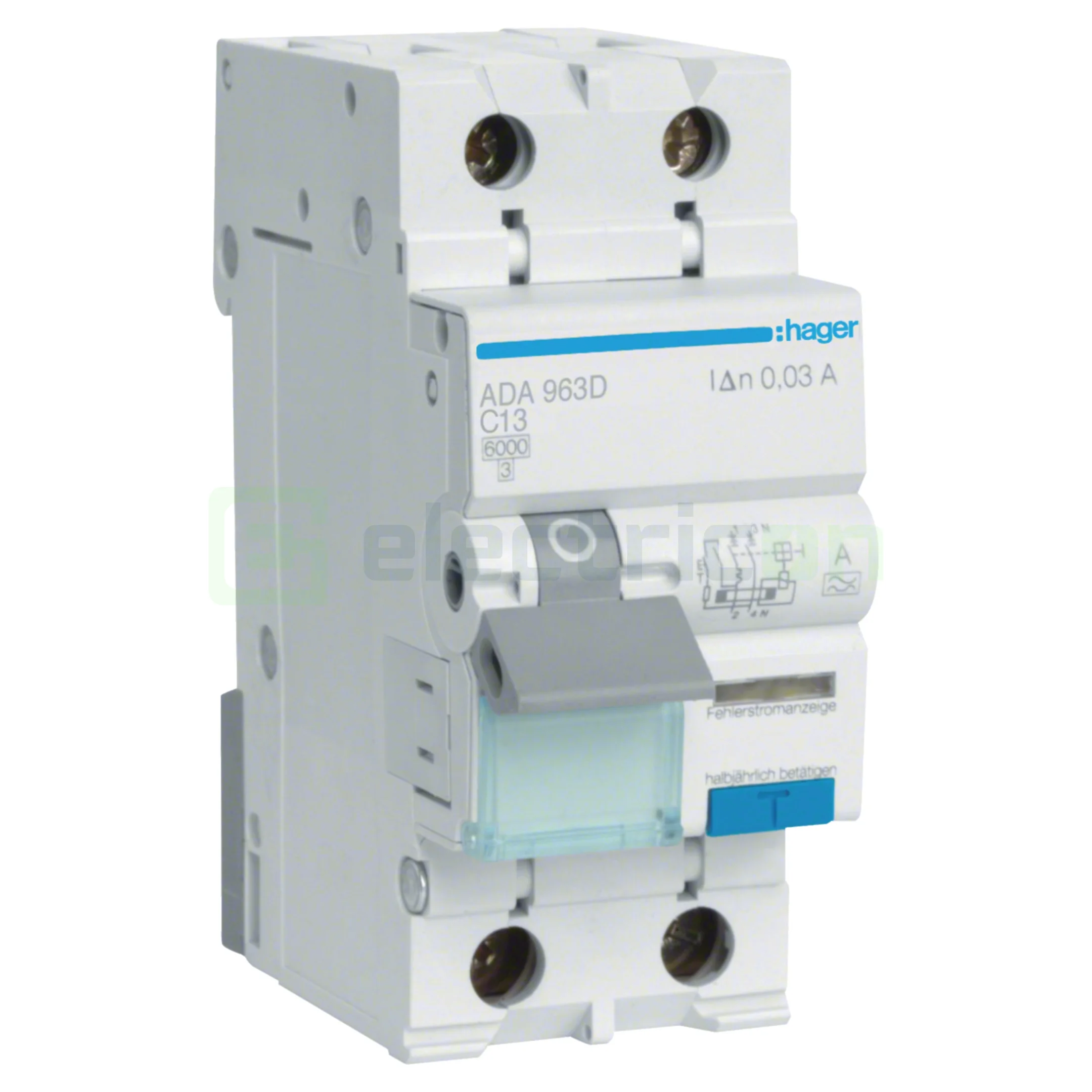 RCBO Hager ADA963D 1P+N tip A C13 30mA