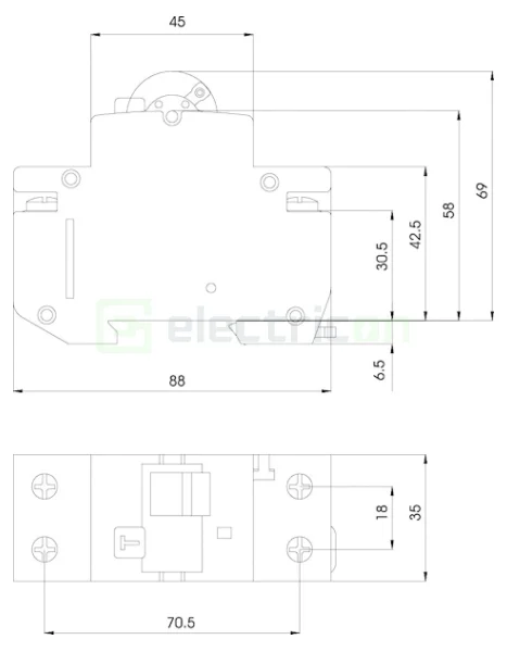 Siguranta RCBO 25A/10mA ETI - 002173216 [1]