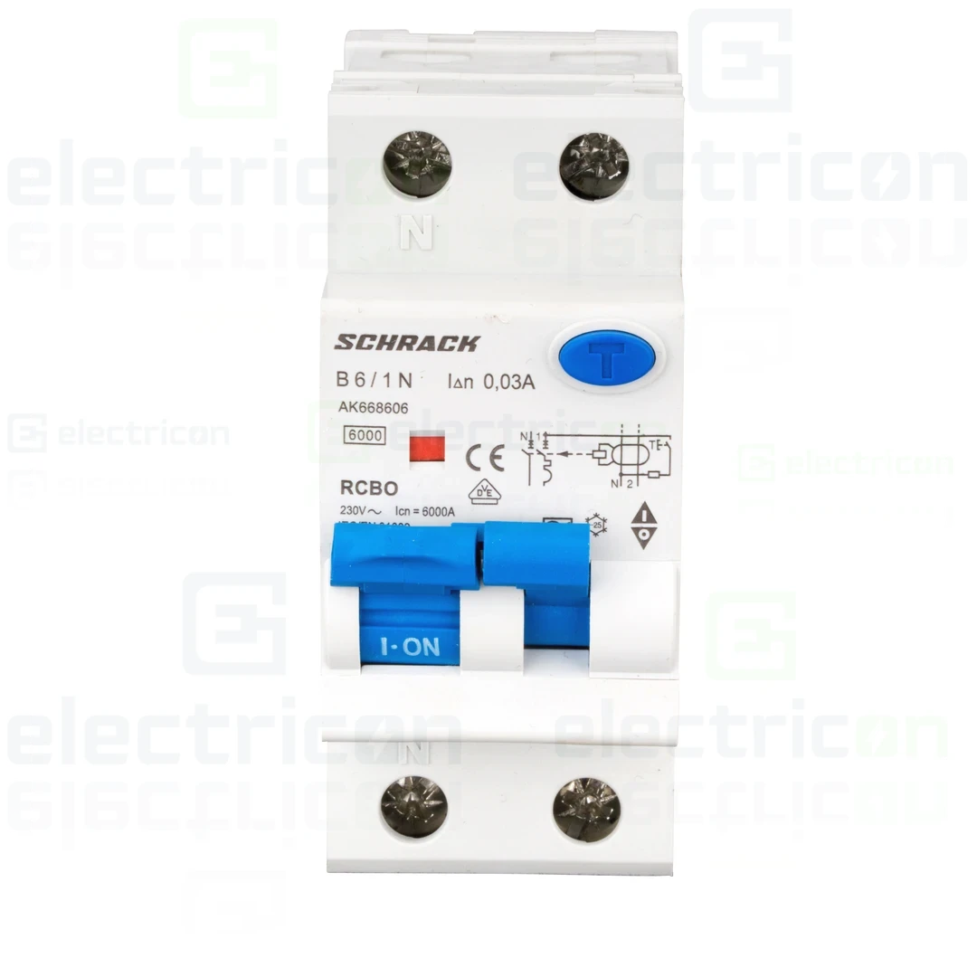 Siguranta RCBO 6A/30mA Schrack - AK668606 [1]