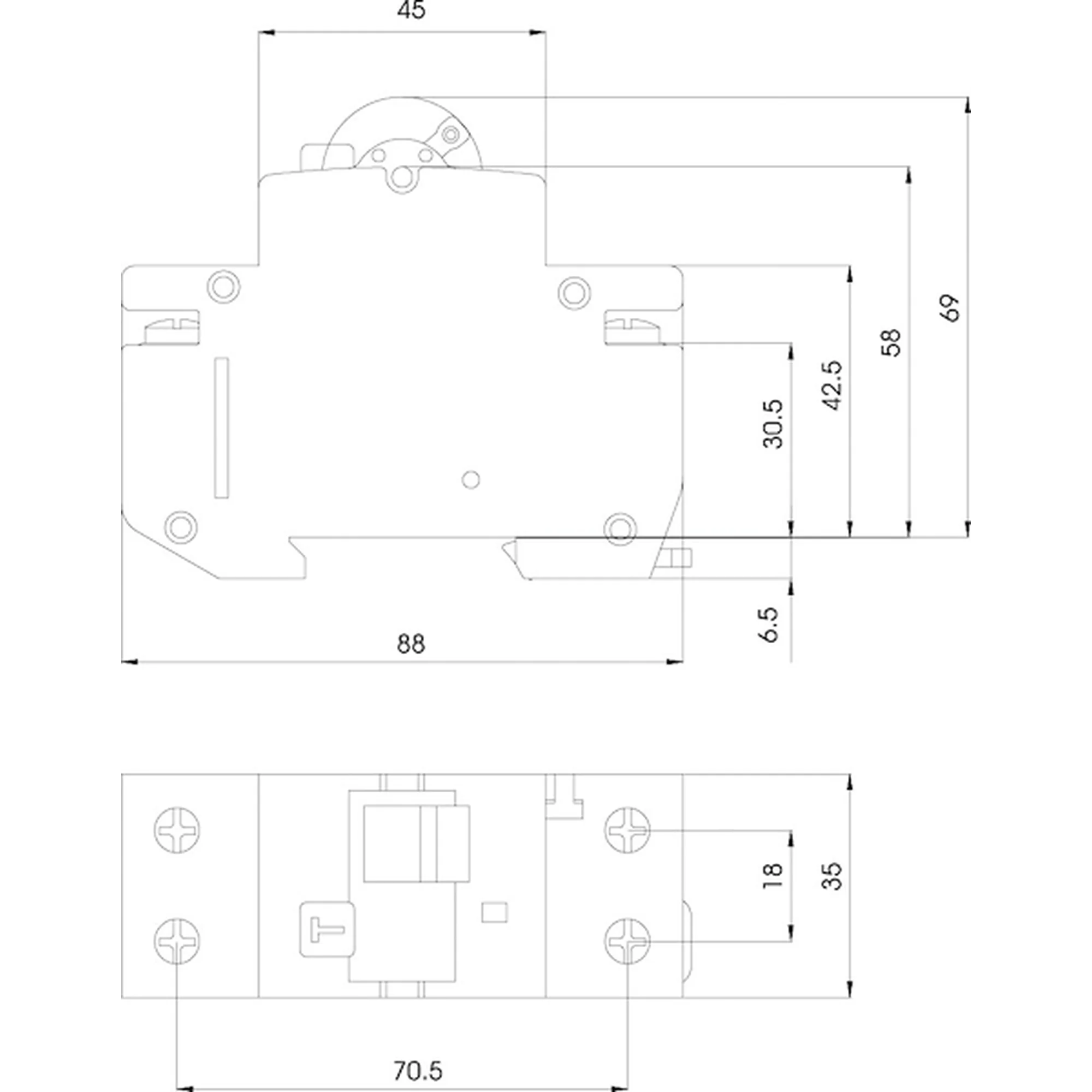 Siguranta RCBO 25A/300mA ETI - 002173326 [1]