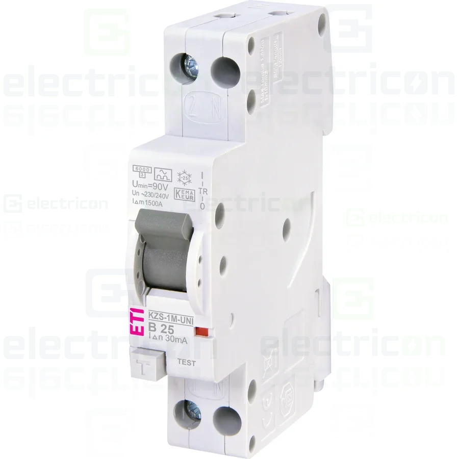 RCBO – siguranțe cu protecție diferențială - Siguranta RCBO  ETI - 002176026