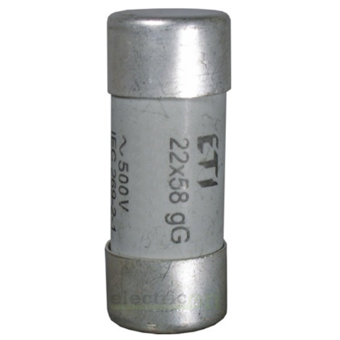 Sigurante fuzibile - Sigurante fuzibile CH22x58 gG 50A/500V, ETI, 002640019