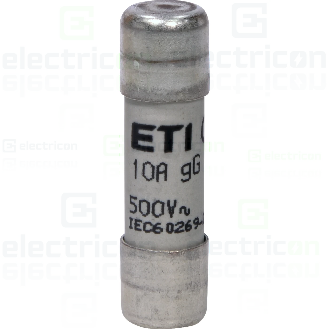 Soclu pentru fuzibile & sigurante fuzibile - Siguranta fuzibila CH 10x38, gG, 10A, 500V AC, ETI, 002651017