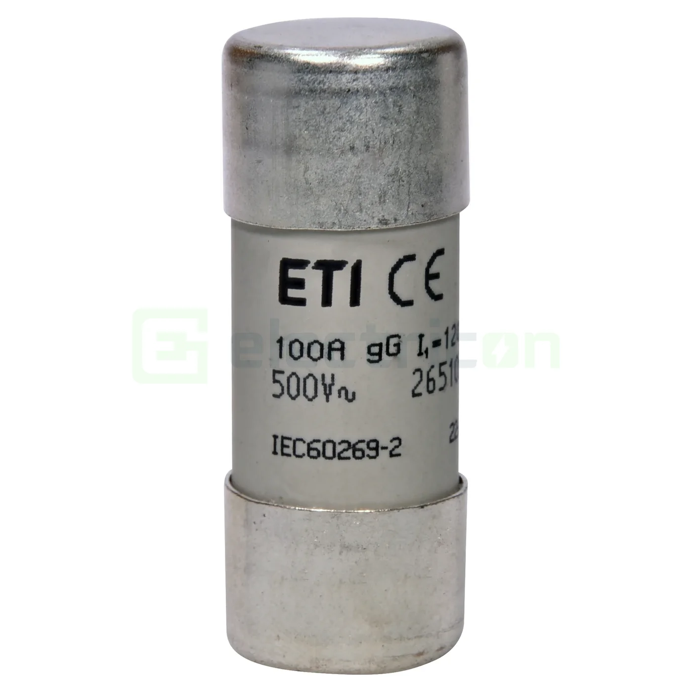 Sigurante fuzibile - Siguranta fuzibila CH 22x58, gG, 100A, 500V AC, ETI, 002651050