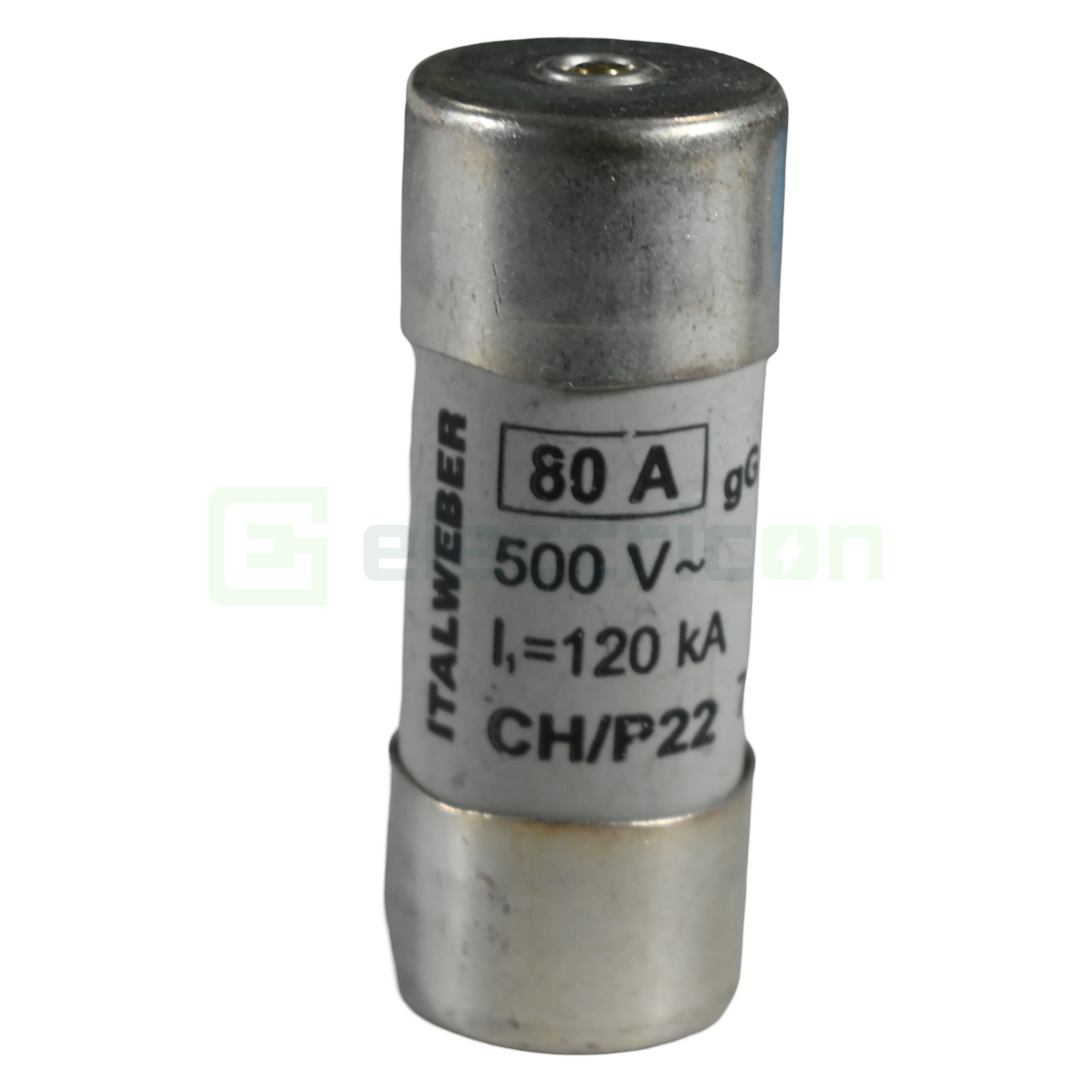 Siguranta fuzibila cilindrica, CH/P22x58, 80A, gG, 500V, AC, ETI,(ITALWEBER) 006711013/IW 1443080