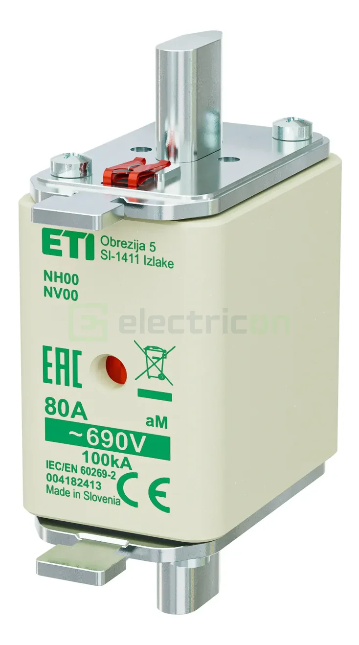 Sigurante fuzibile - Siguranță fuzibilă MPR NH00 80A 690V fără izolație ETI 004182413