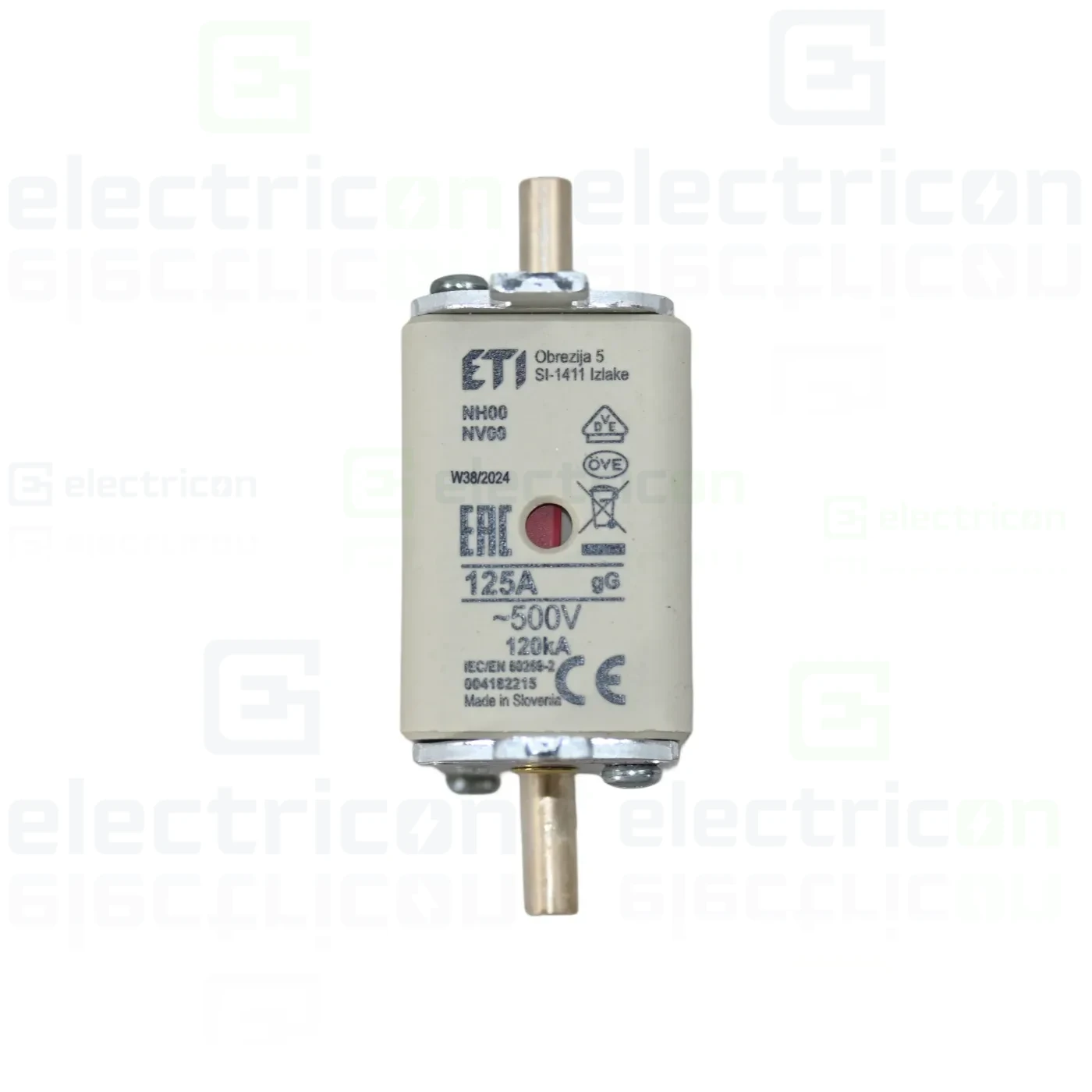 Sigurante fuzibile - Siguranta fuzibila MPR fără izolație, NH00 gG 125A/500V, ETI, 004182215