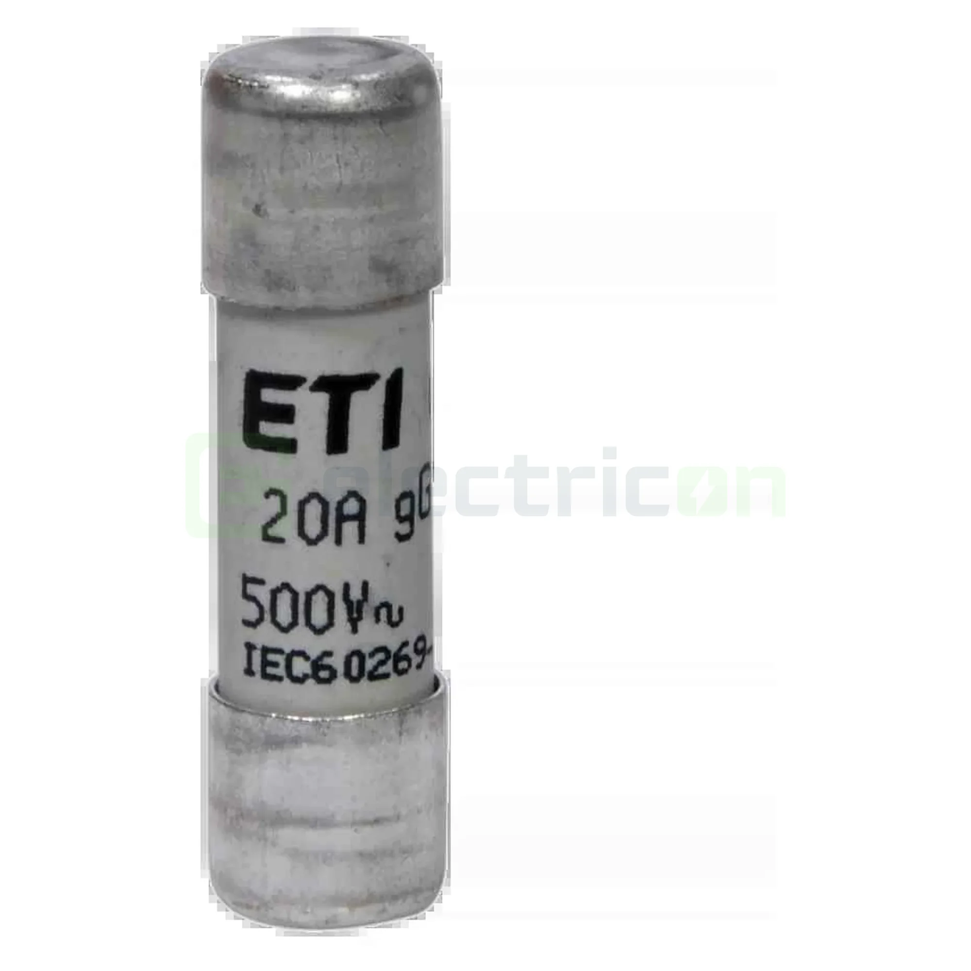 Sigurante cilindrice fuzibile CH10x38, 20A , 500V, AC, ETI, 002651020