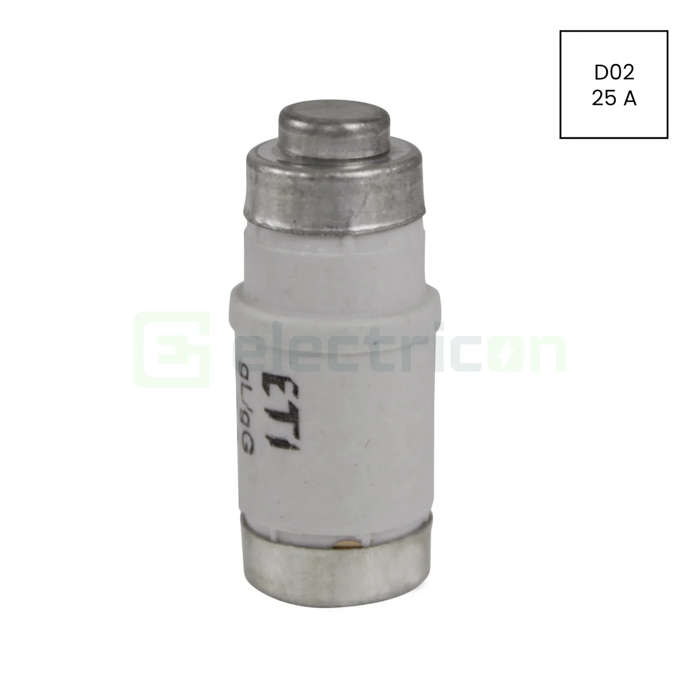 Sigurante fuzibile - Sigurante fuzibile D02, 25A,  400V, gG, ETI, 002212002