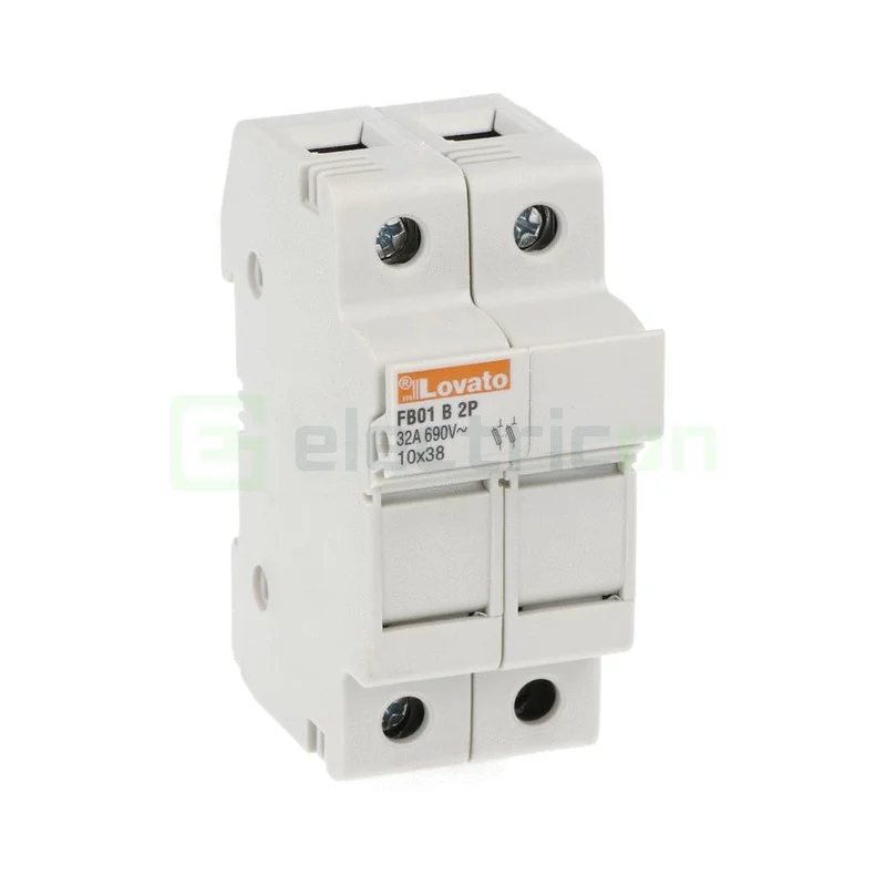 Separator fuzibil (soclu), pentru CH10x38, maxim 32A, 2P,  Lovato Electric, FB01B2P